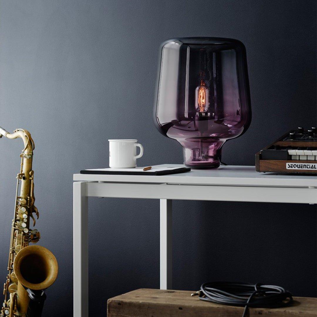 Eanlari Glass Contemporary Table Lamp-Neutral Decor