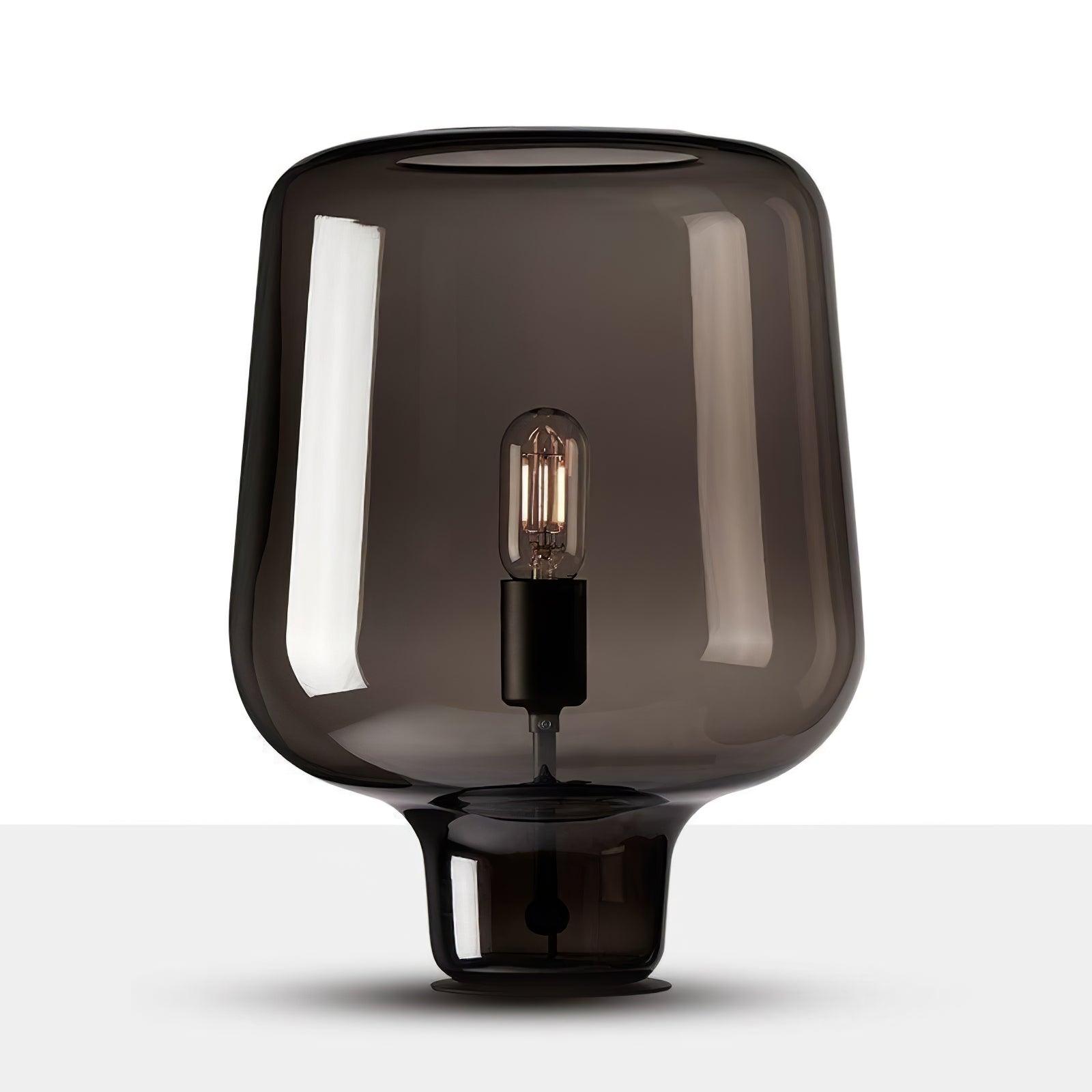 Eanlari Glass Contemporary Table Lamp-Neutral Decor