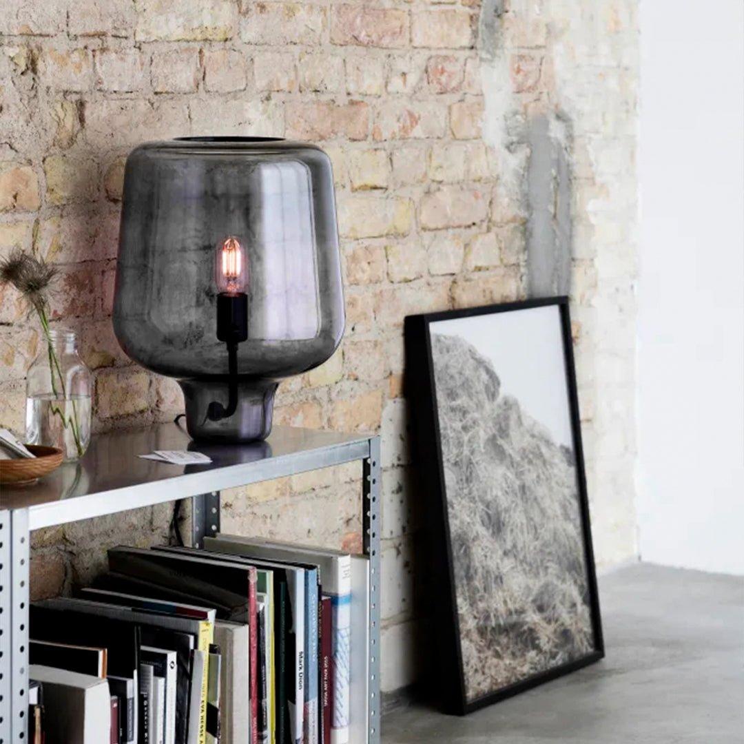 Eanlari Glass Contemporary Table Lamp-Neutral Decor