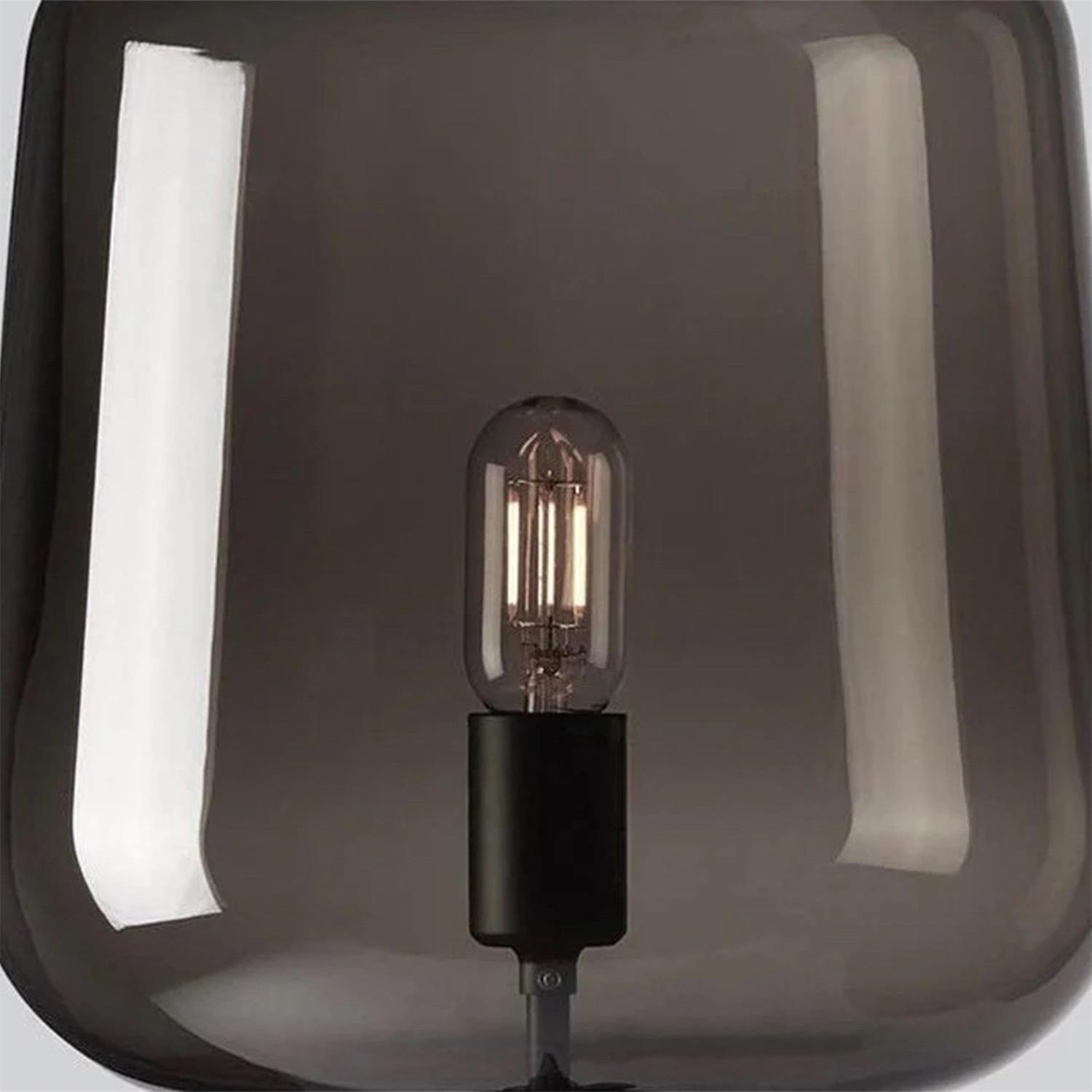 Eanlari Glass Contemporary Table Lamp-Neutral Decor