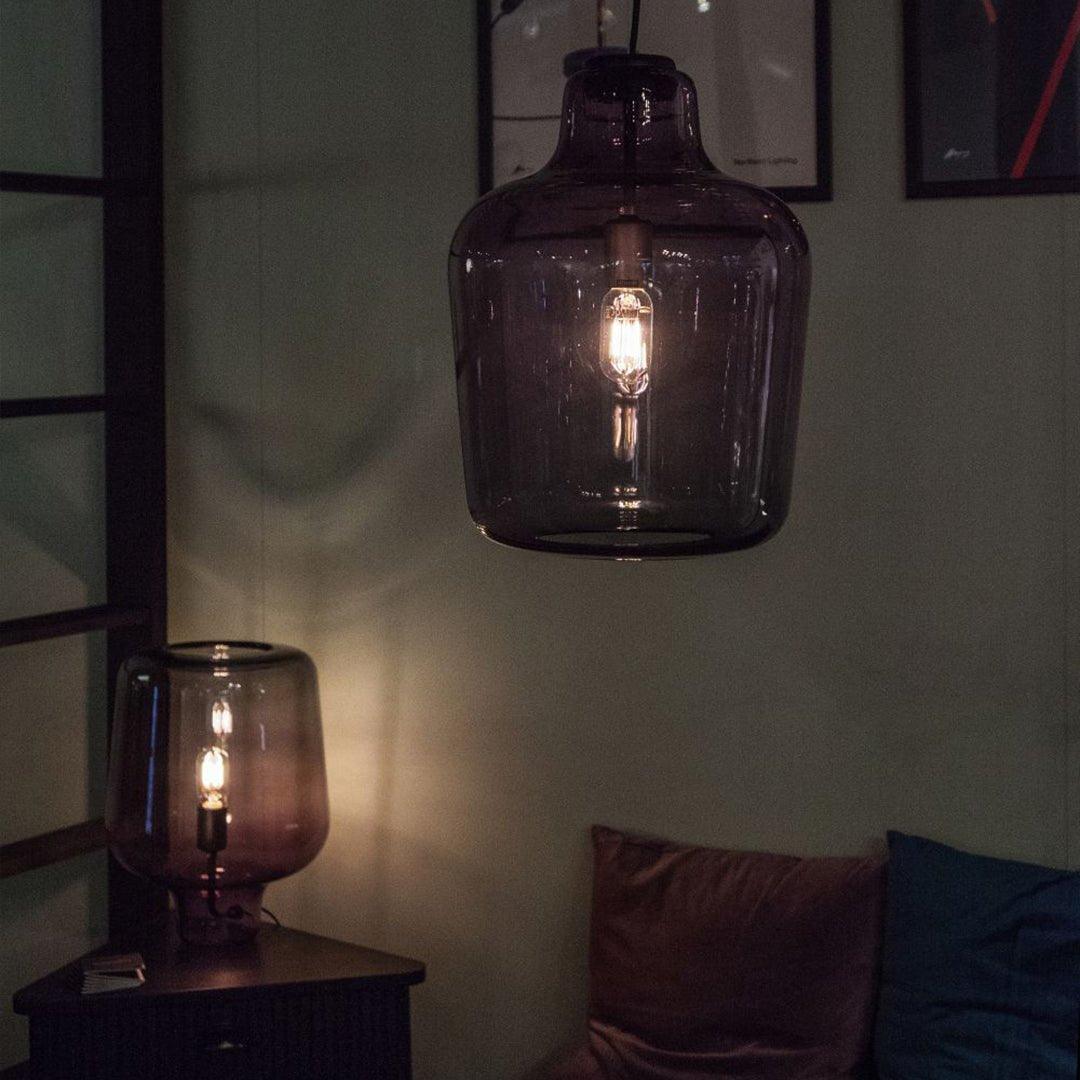 Eanlari Glass Contemporary Table Lamp-Neutral Decor