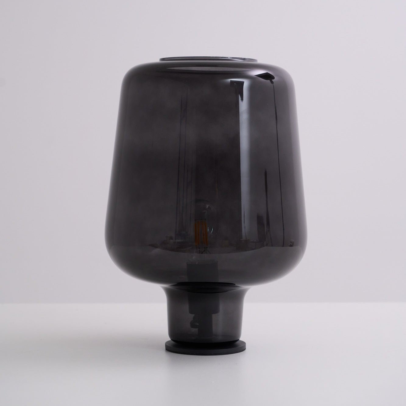 Eanlari Glass Contemporary Table Lamp-Neutral Decor