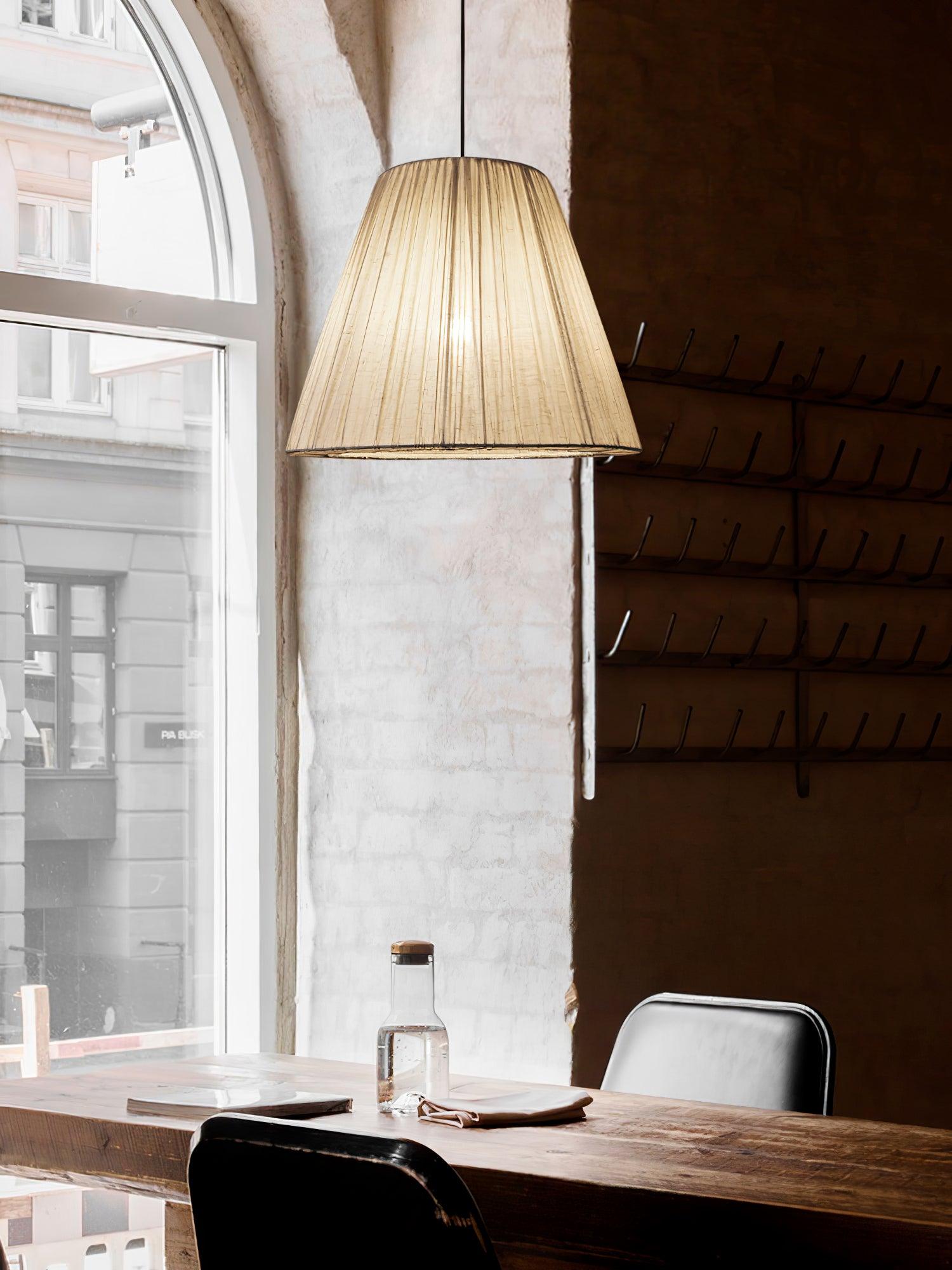 Docan Fabric Retro Pendant Lamp-Neutral Decor