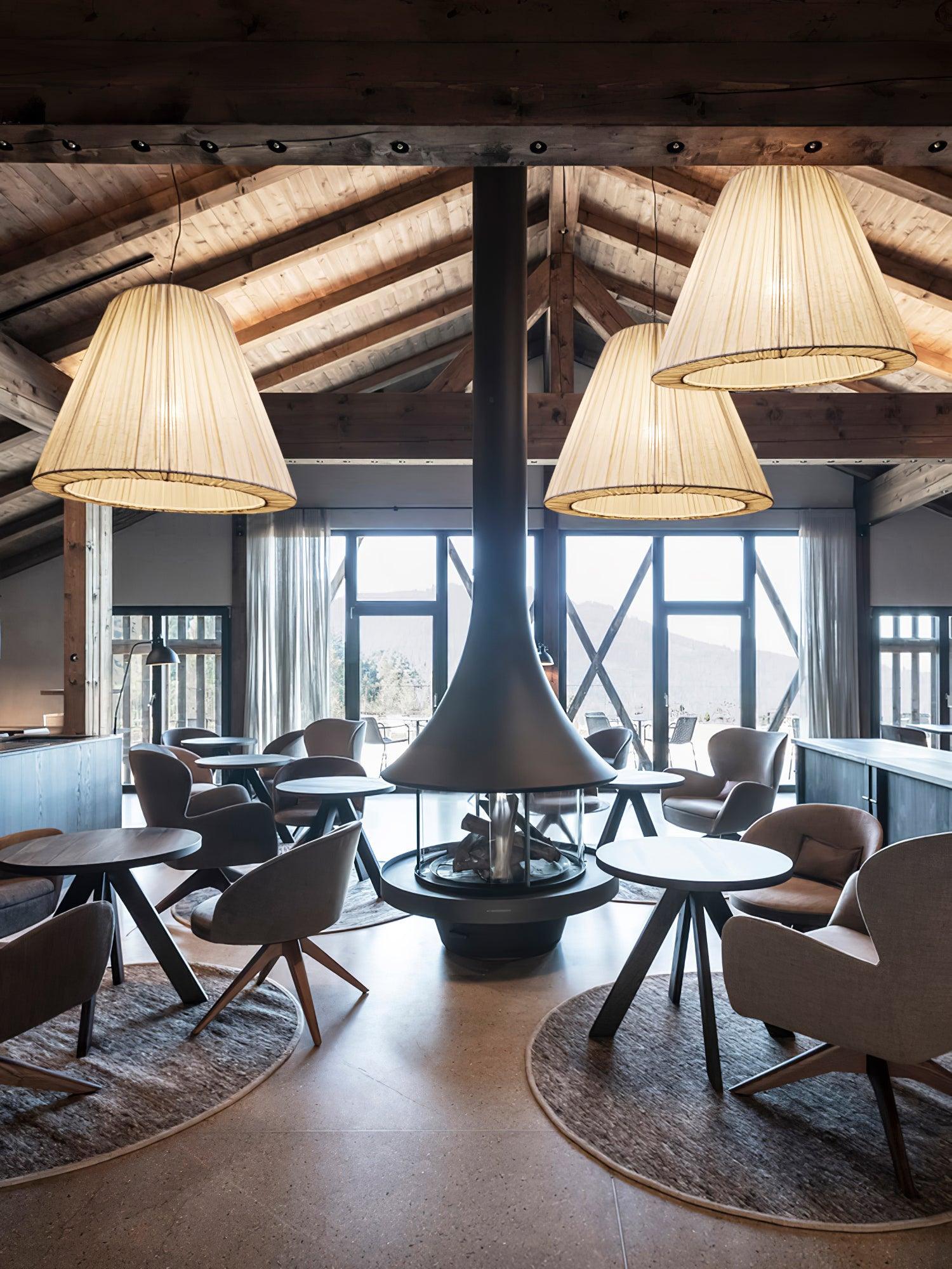 Docan Fabric Retro Pendant Lamp-Neutral Decor