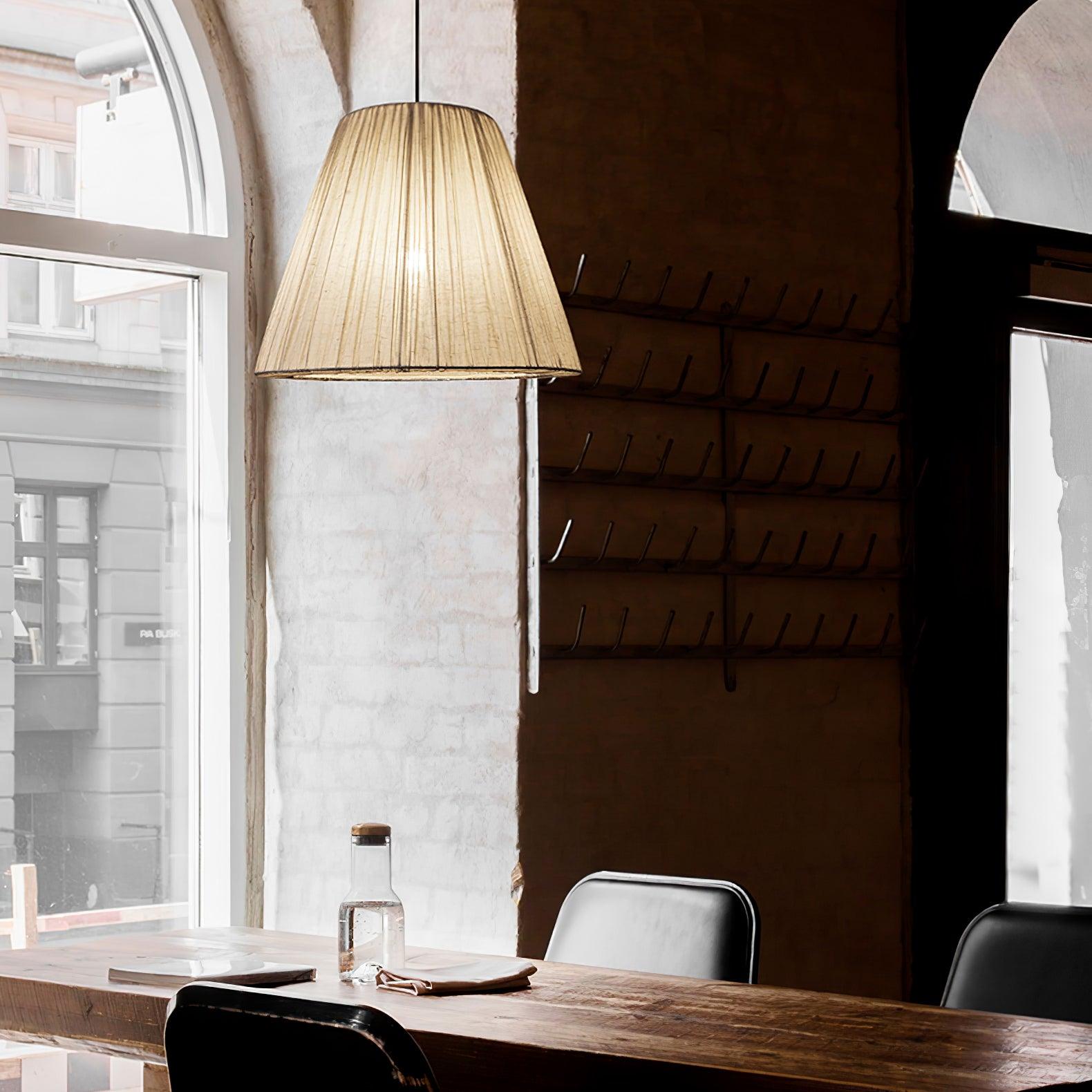 Docan Fabric Retro Pendant Lamp-Neutral Decor