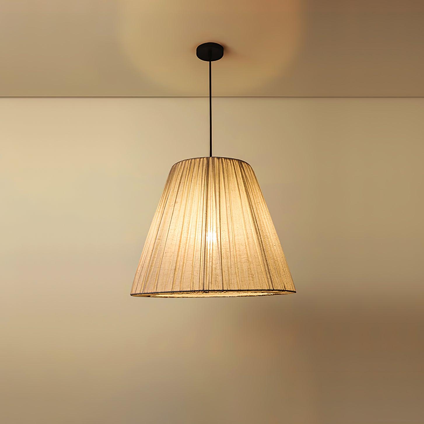 Docan Fabric Retro Pendant Lamp-Neutral Decor