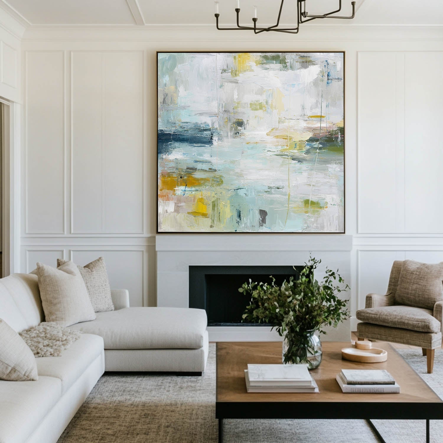Modern Abstract Painting ABAS310 - Neutralighting
