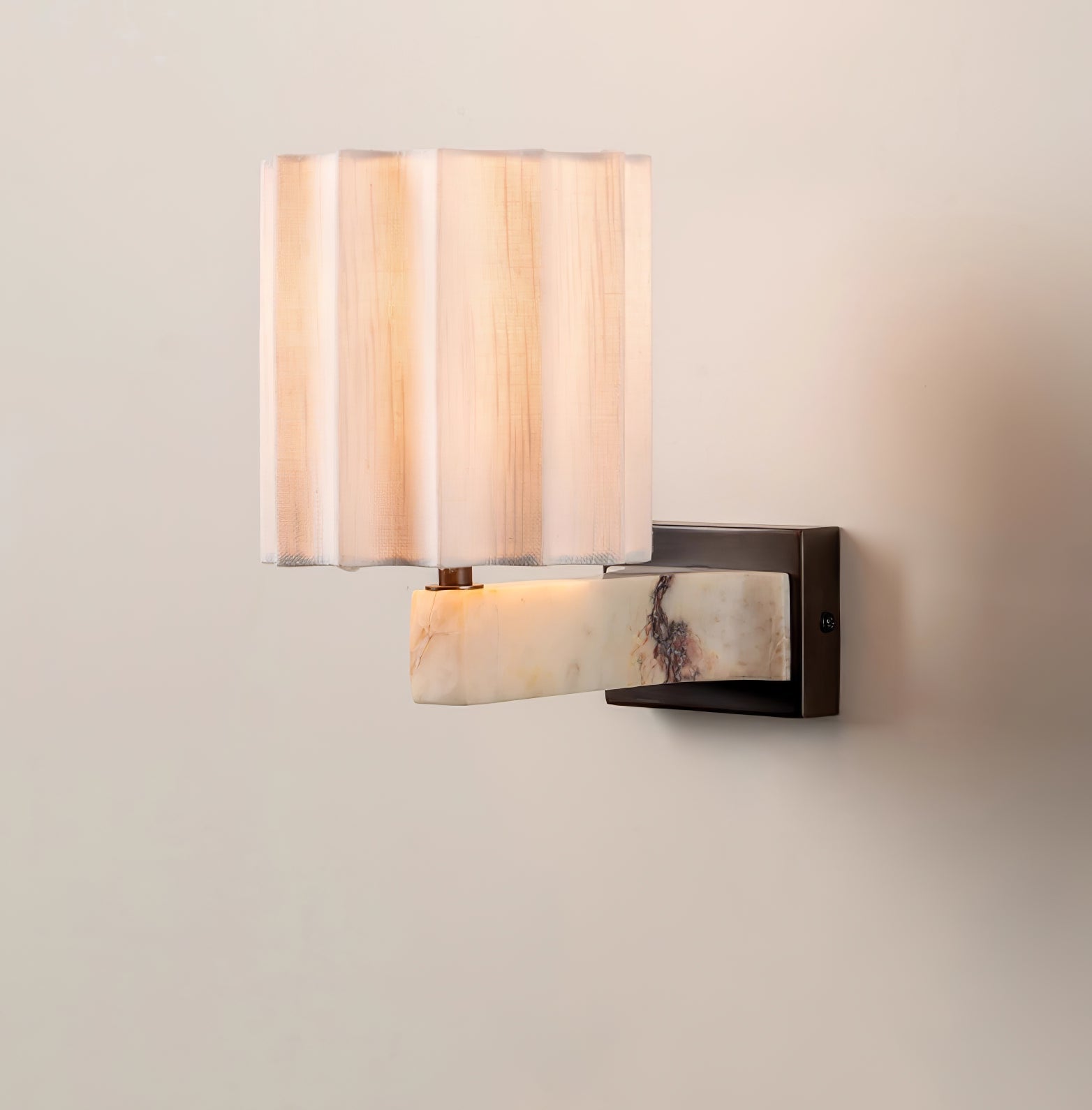 Thylor Shade Wall Sconce-Neutral Decor