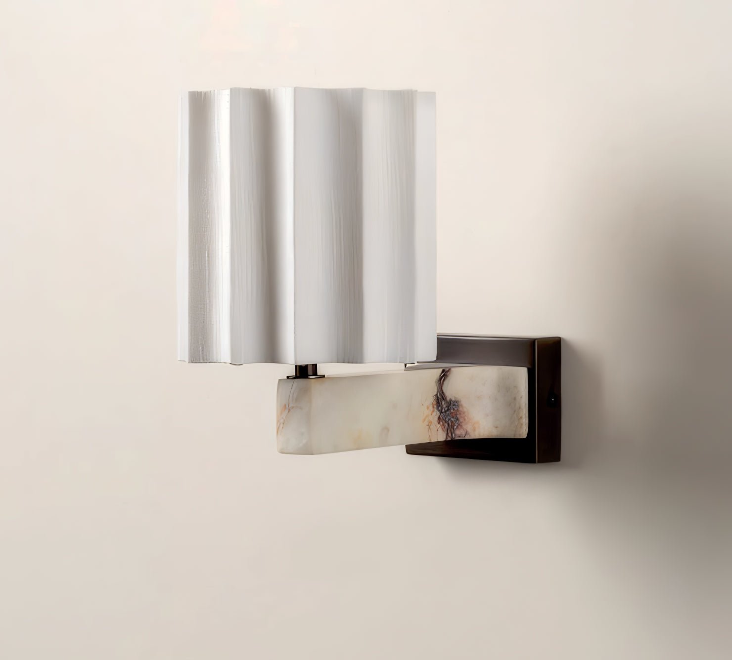 Thylor Shade Wall Sconce-Neutral Decor