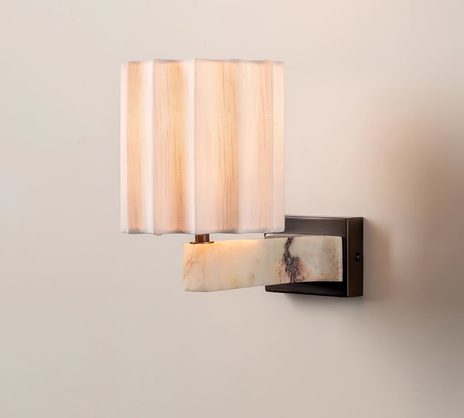 Thylor Shade Wall Sconce-Neutral Decor