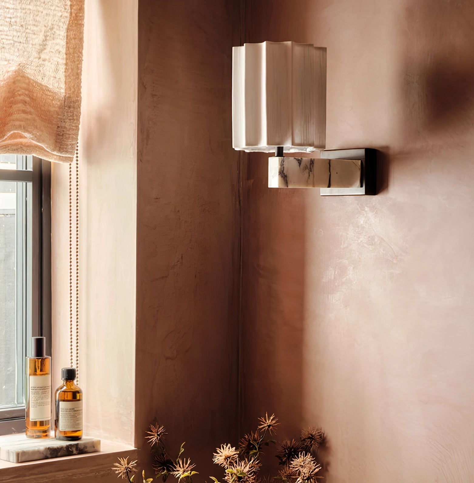 Thylor Shade Wall Sconce-Neutral Decor