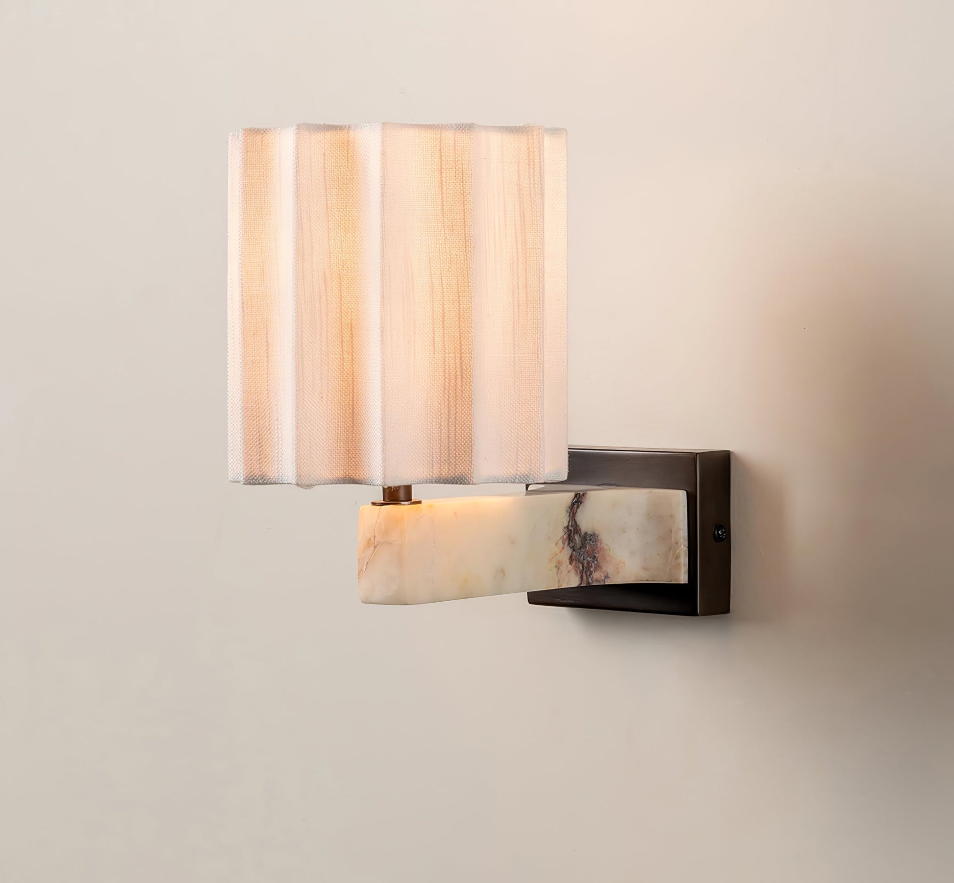 Thylor Shade Wall Sconce-Neutral Decor