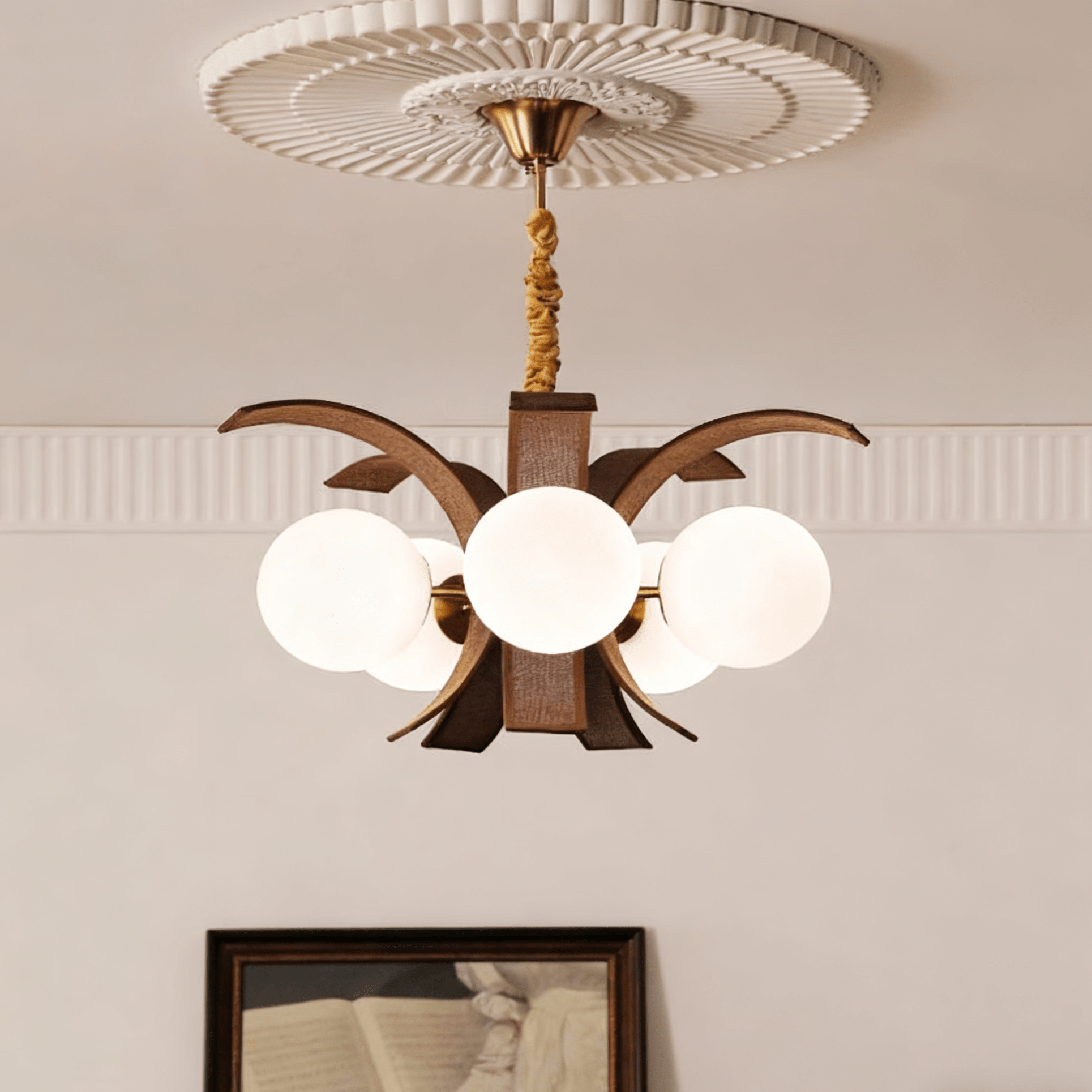Wolferd Grove Chandelier-Neutral Decor