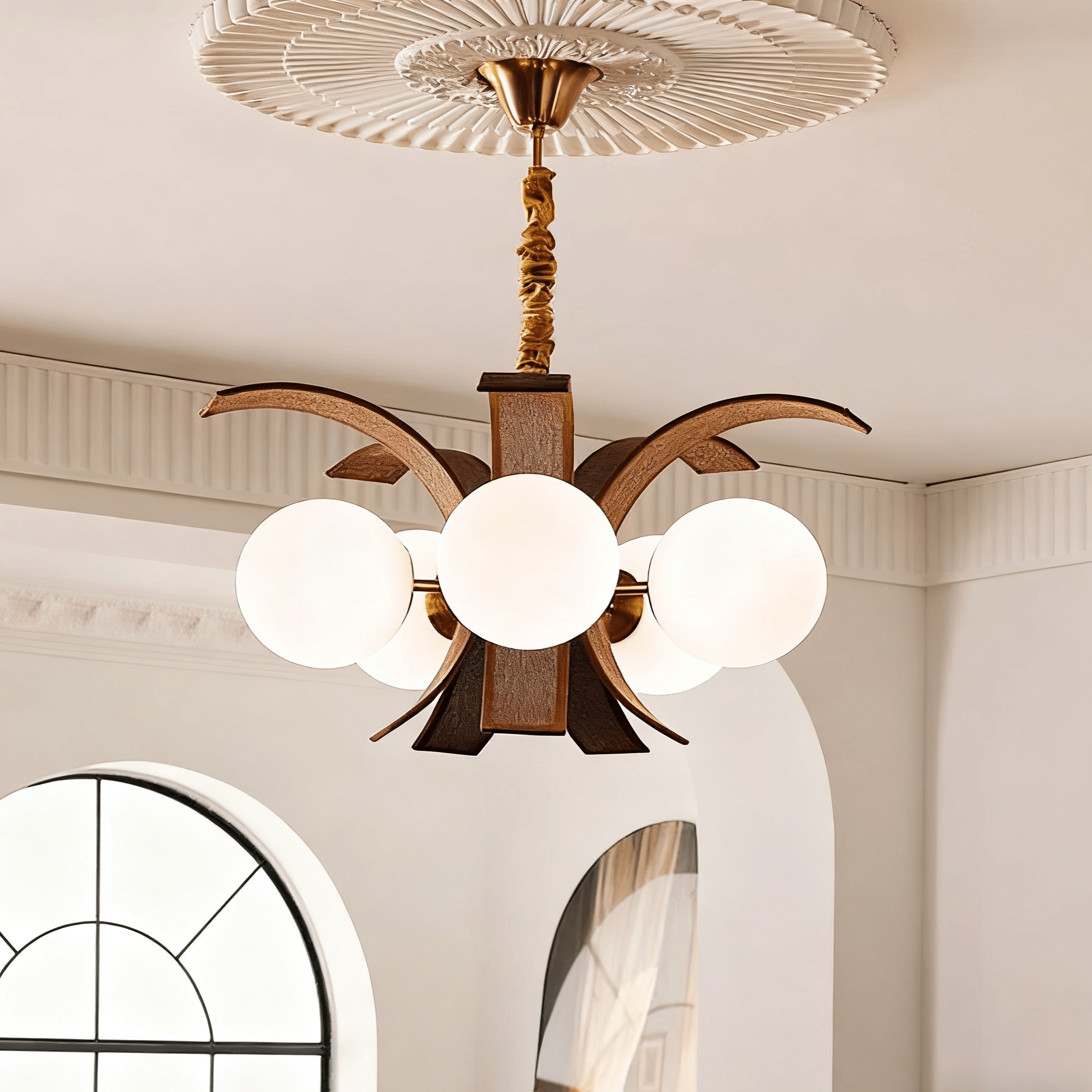 Wolferd Grove Chandelier-Neutral Decor