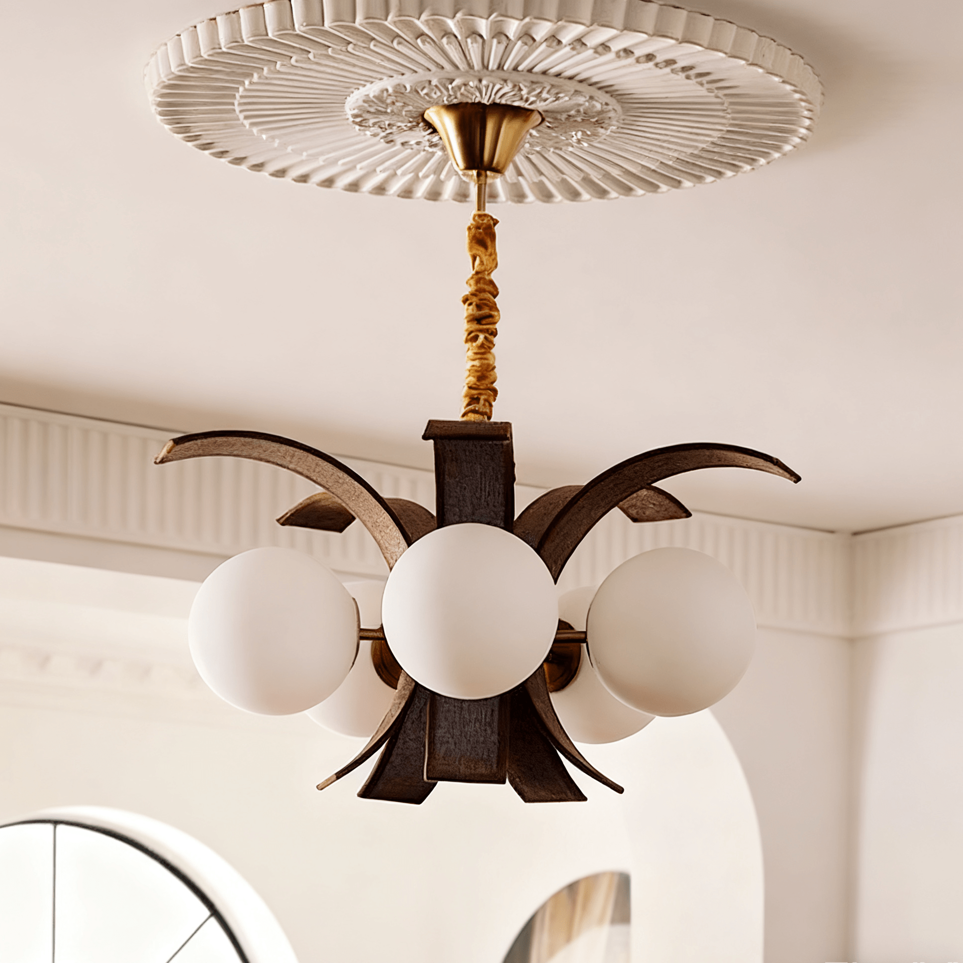 Wolferd Grove Chandelier-Neutral Decor