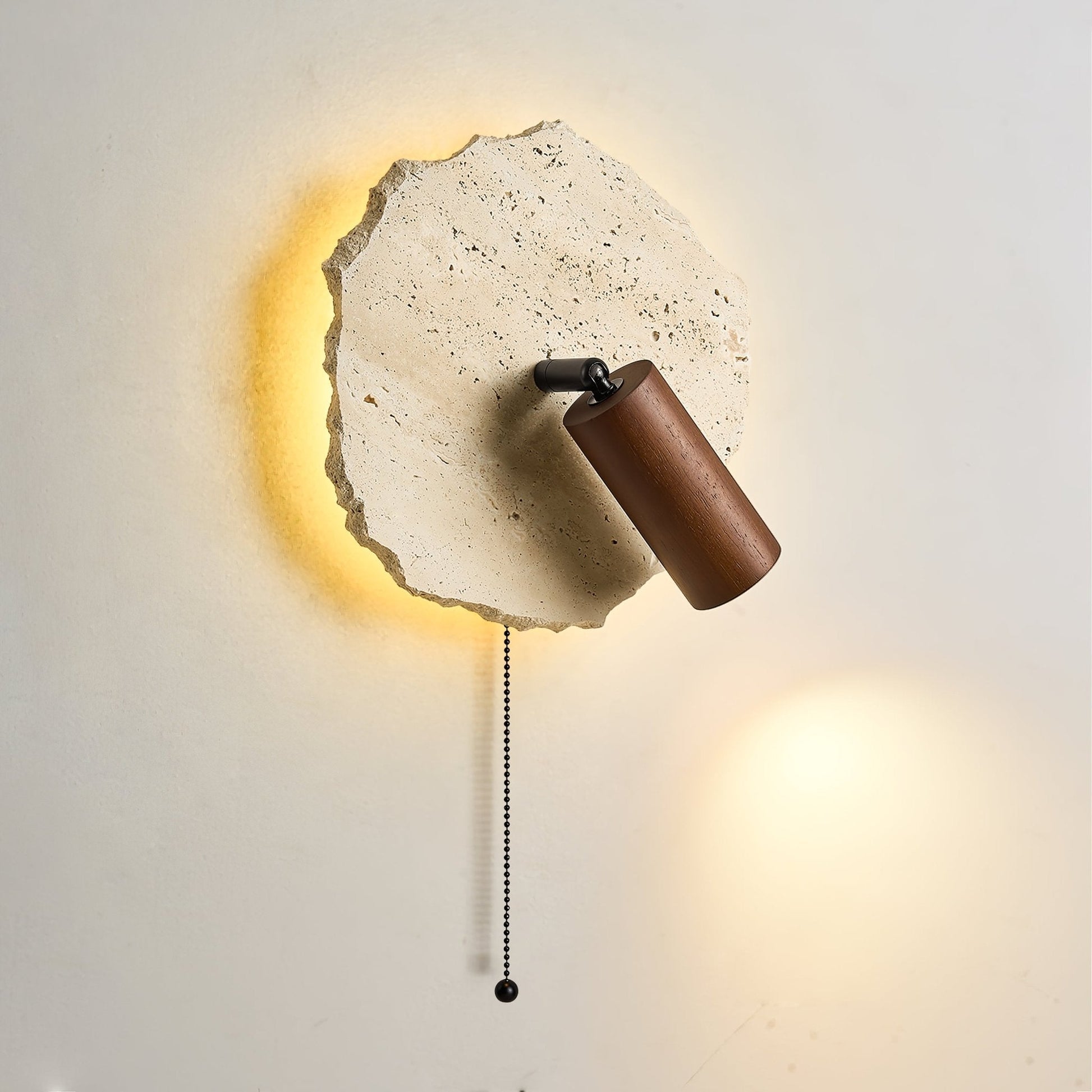 Cleo Travertine Wall Light-Neutral Decor