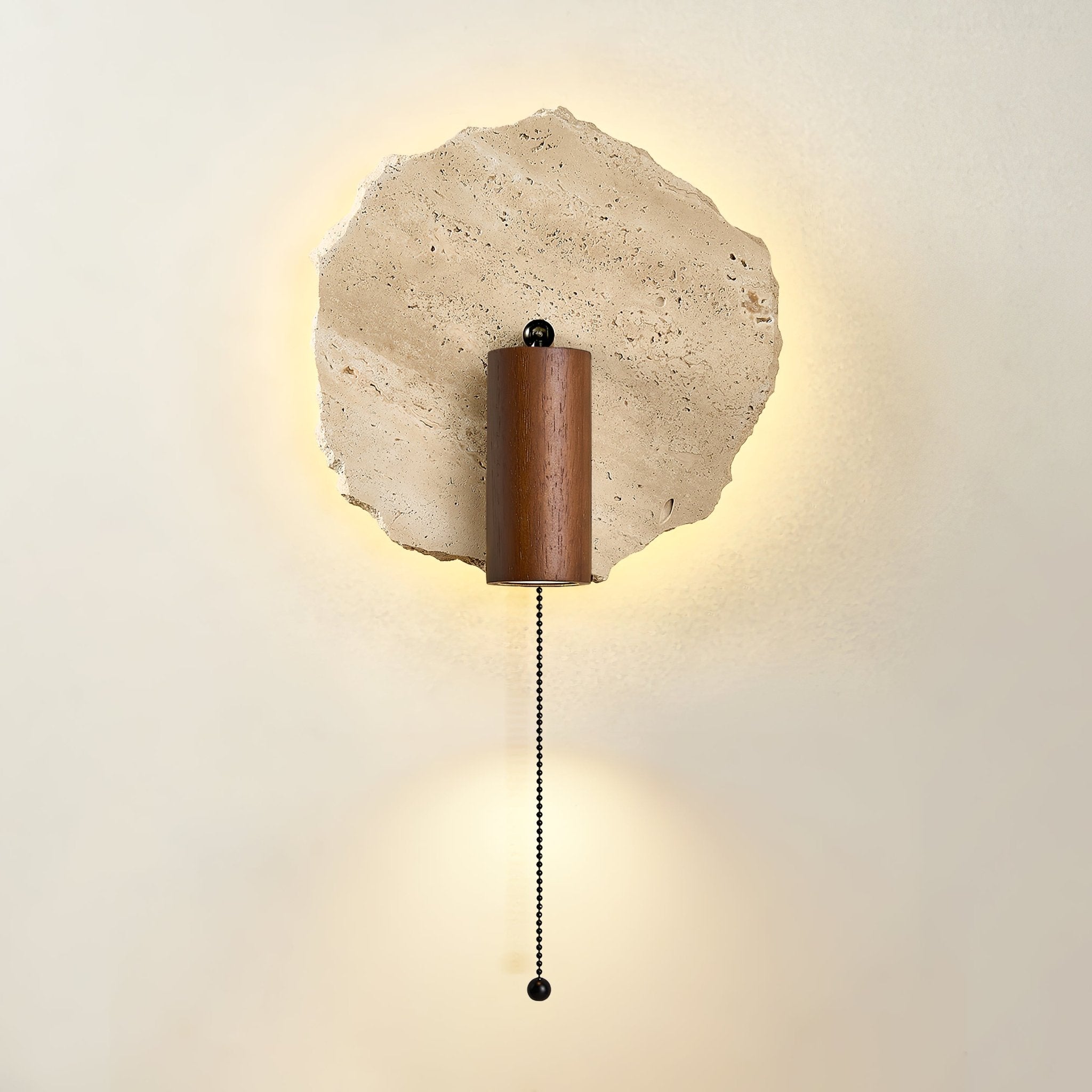 Cleo Travertine Wall Light-Neutral Decor