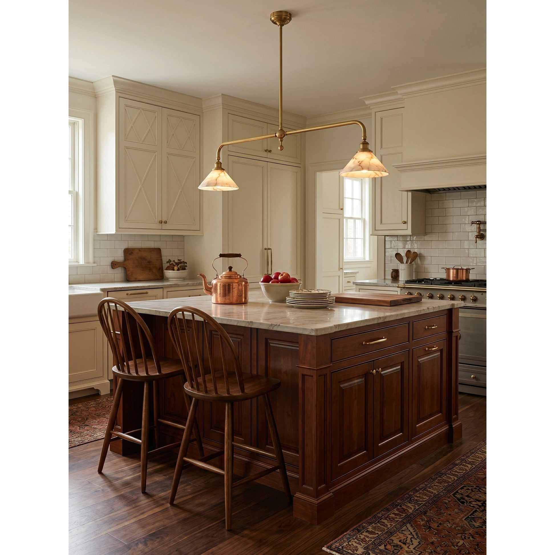 The 55.1-inch version of the Thetford pendant light.