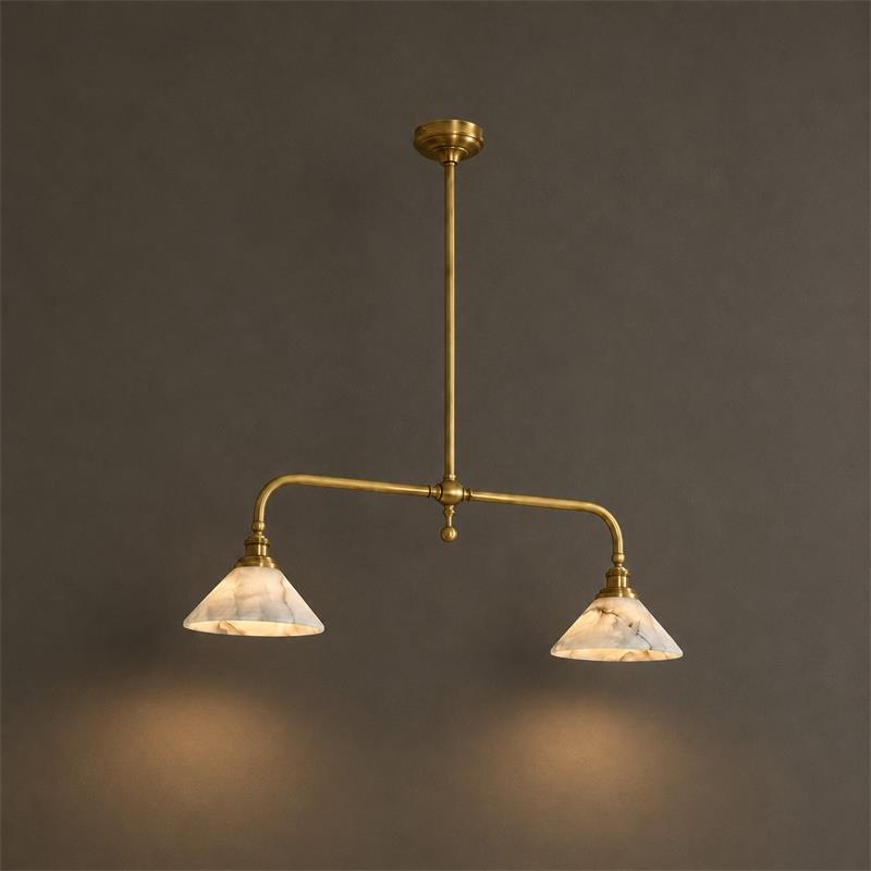 Thetford pendant light used in a stylish commercial bar setting.