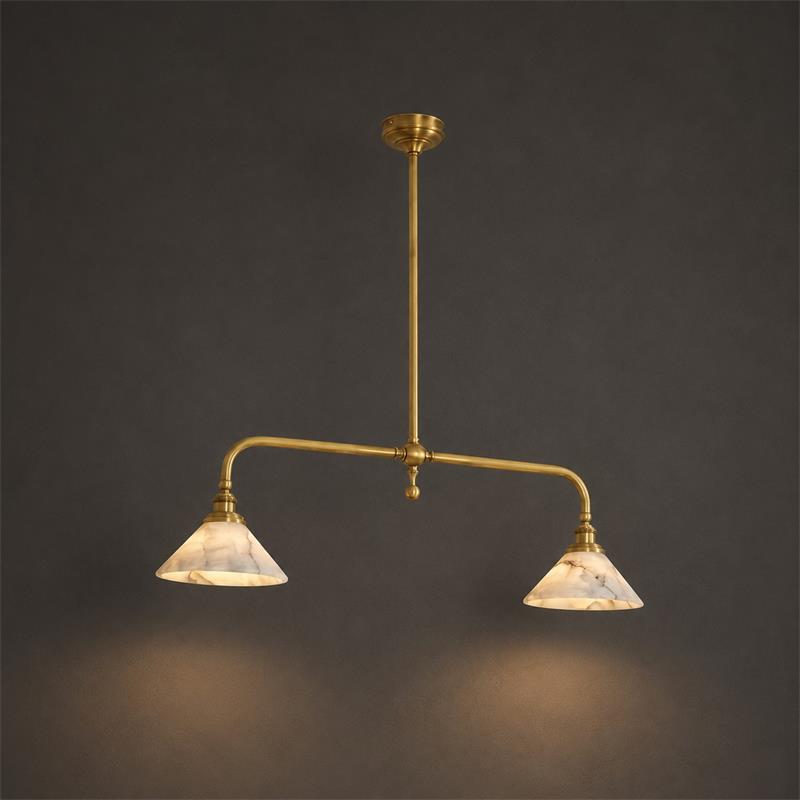 Dimension diagram for the 40.1-inch Thetford pendant light.