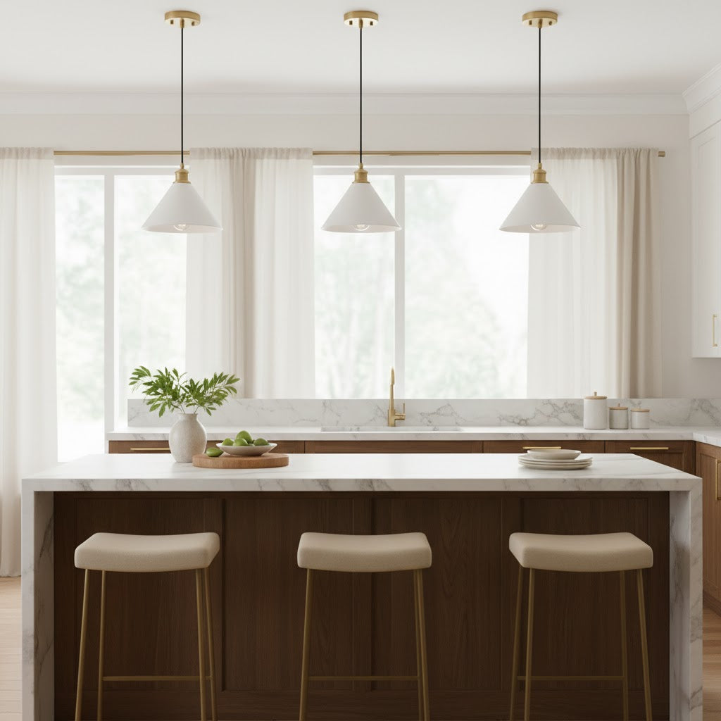 Neya Brass Contemporary Design Pendant Lamp