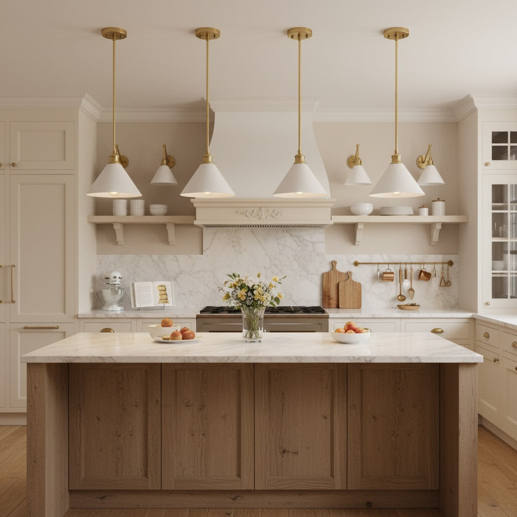 Neya Brass Contemporary Design Pendant Lamp