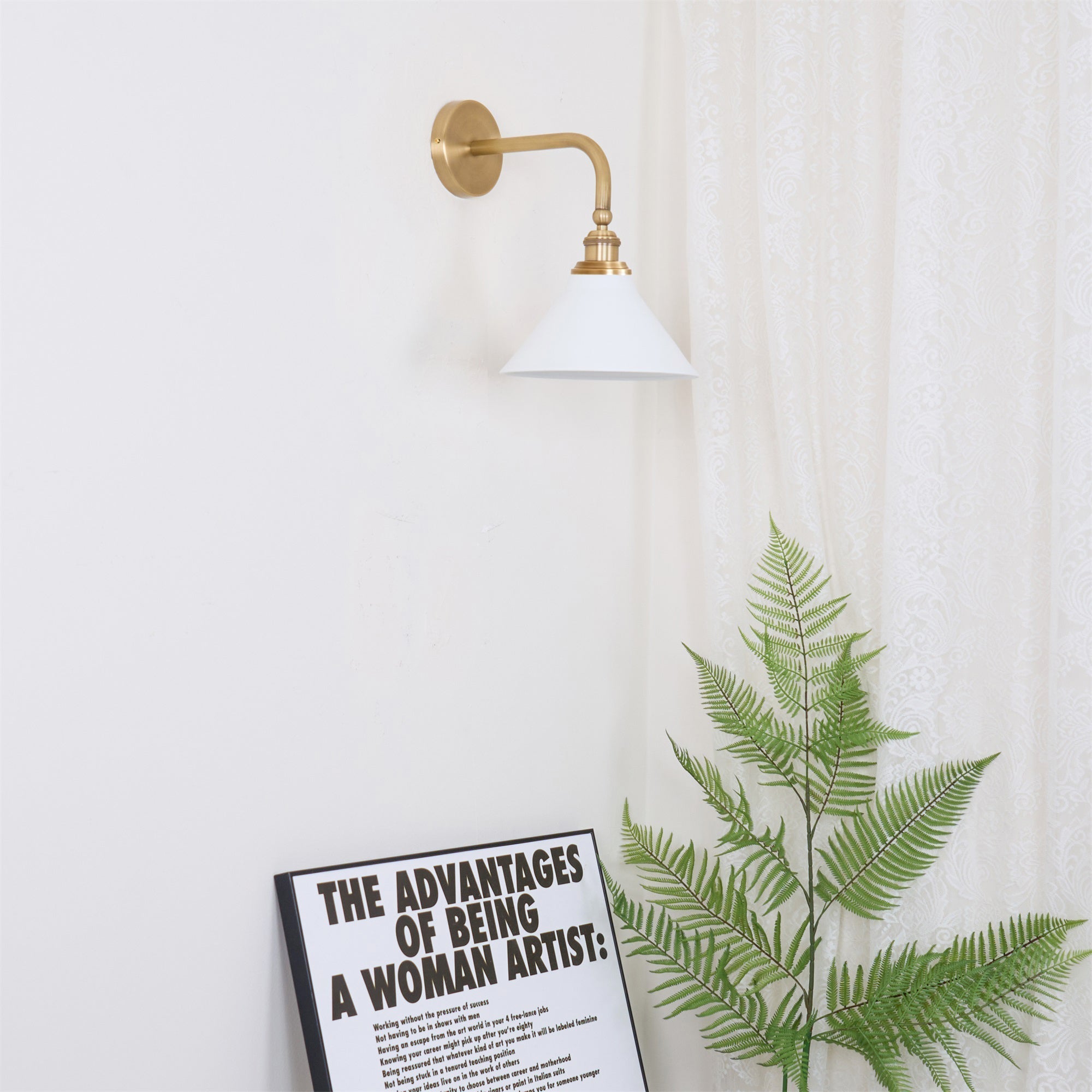 Zaya Minimalist Metal Wall Lamp-Neutral Decor