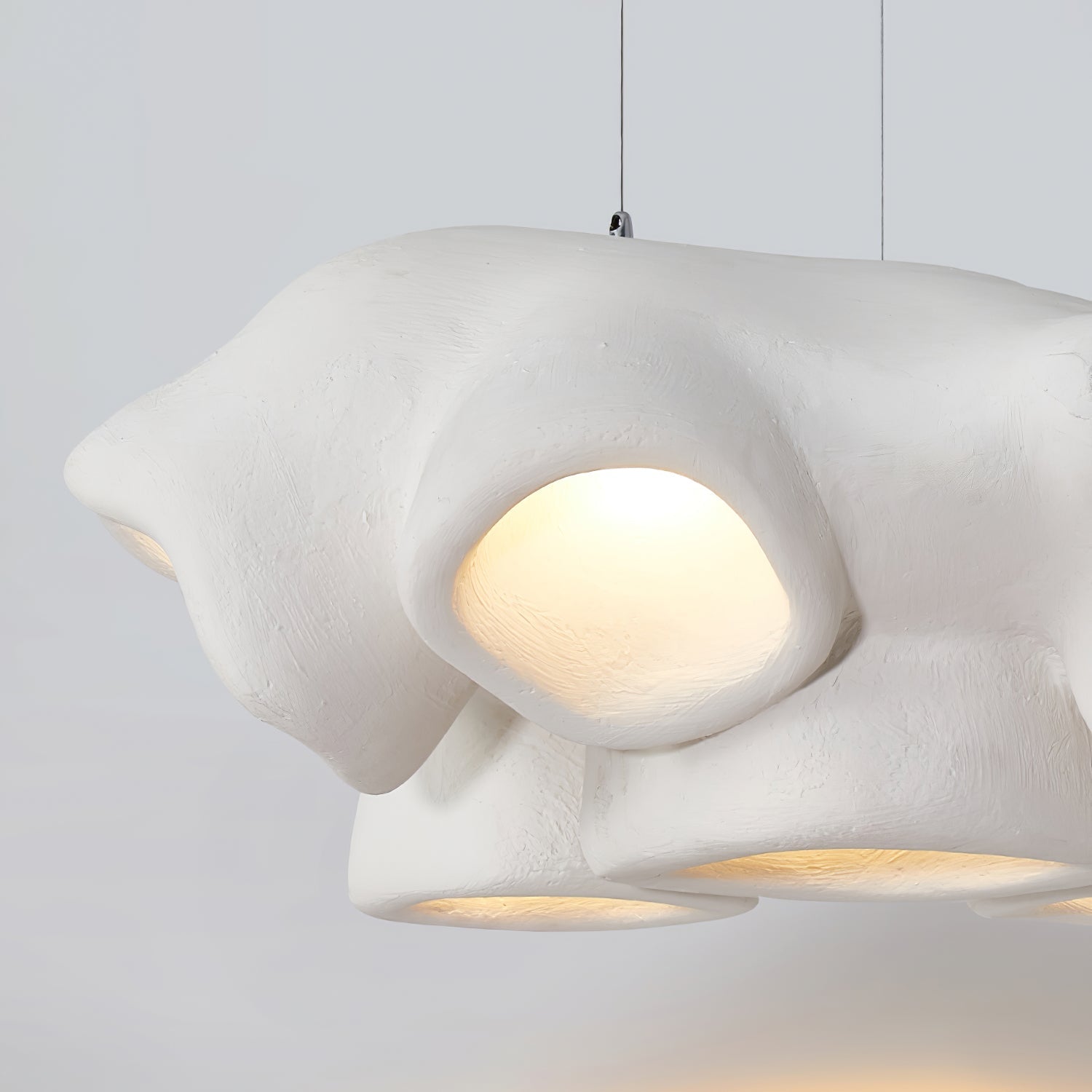 Cloud Modern Polystyrene Pendant Light-Neutral Decor