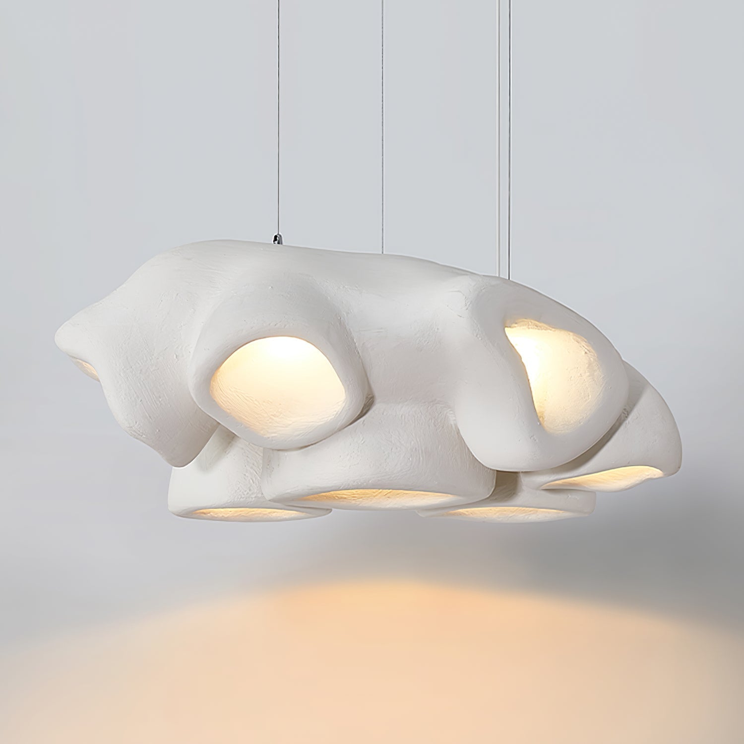 Cloud Modern Polystyrene Pendant Light-Neutral Decor