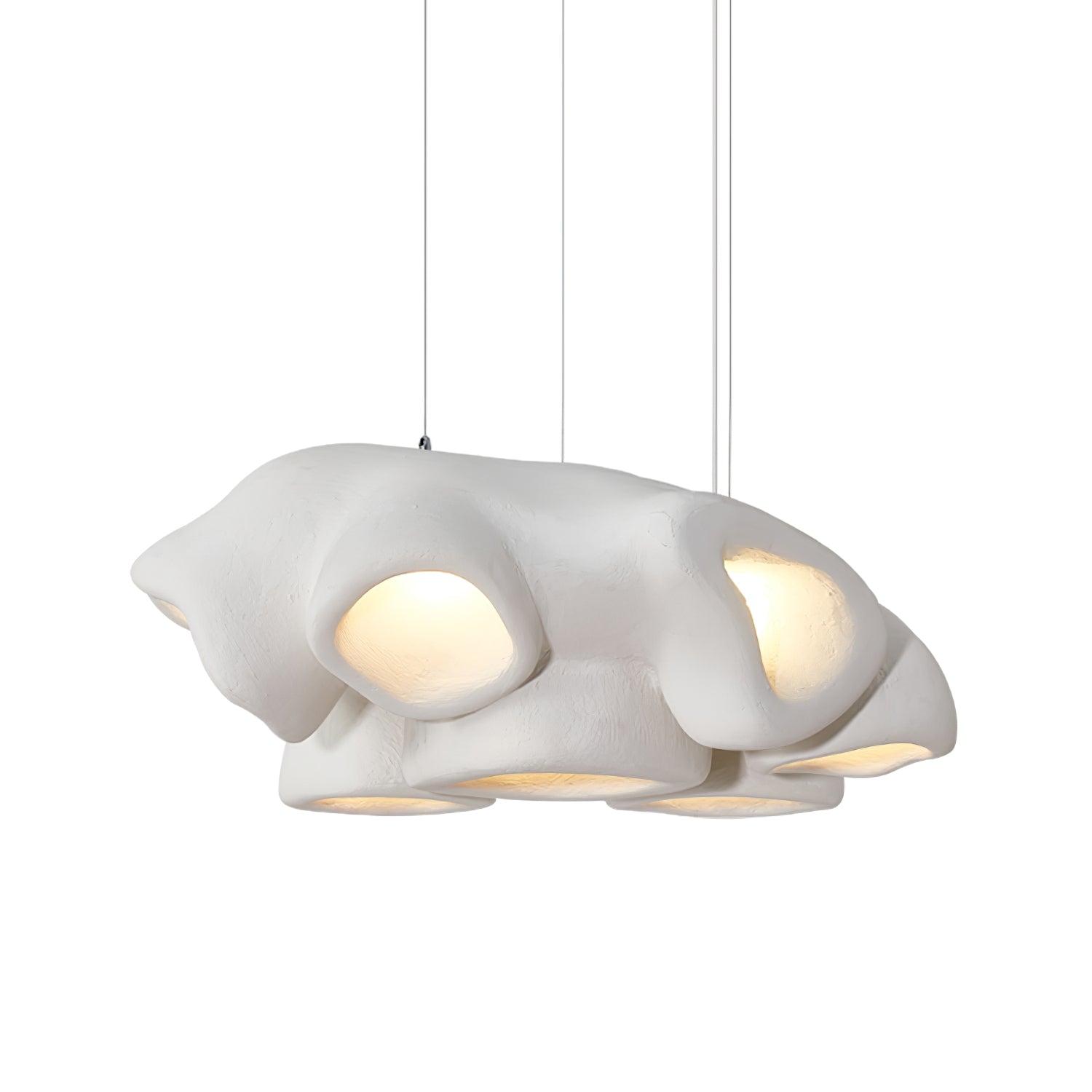 Cloud Modern Polystyrene Pendant Light-Neutral Decor