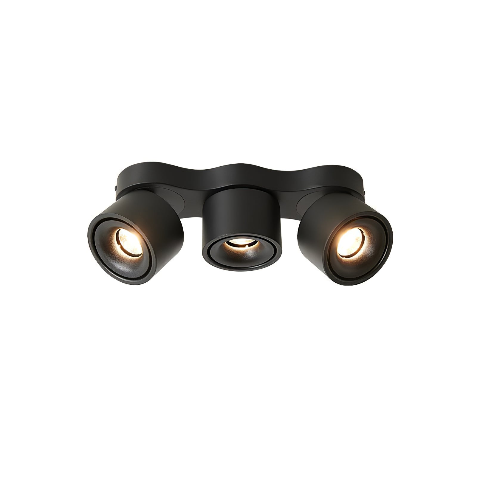 Nylaeara Three-heads Rotating Folding Ceiling Lamp-Neutral Decor