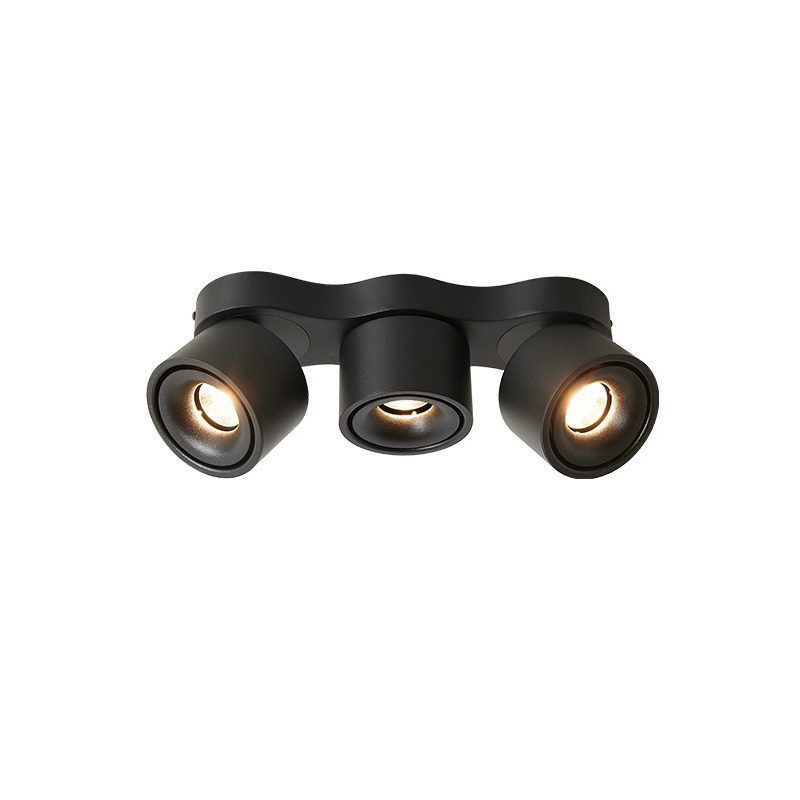 Nylaeara Three-heads Rotating Folding Ceiling Lamp-Neutral Decor