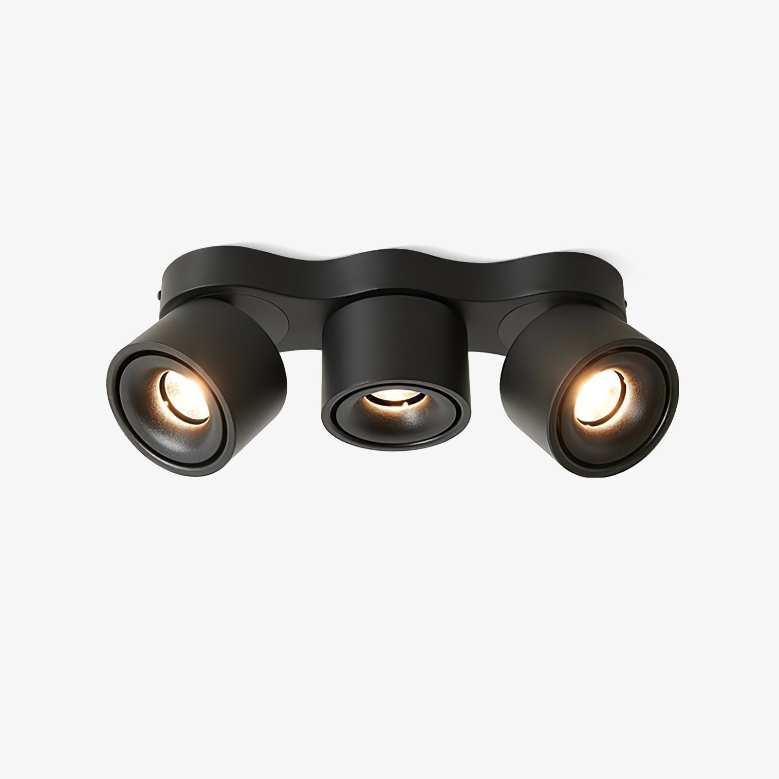 Nylaeara Three-heads Rotating Folding Ceiling Lamp-Neutral Decor