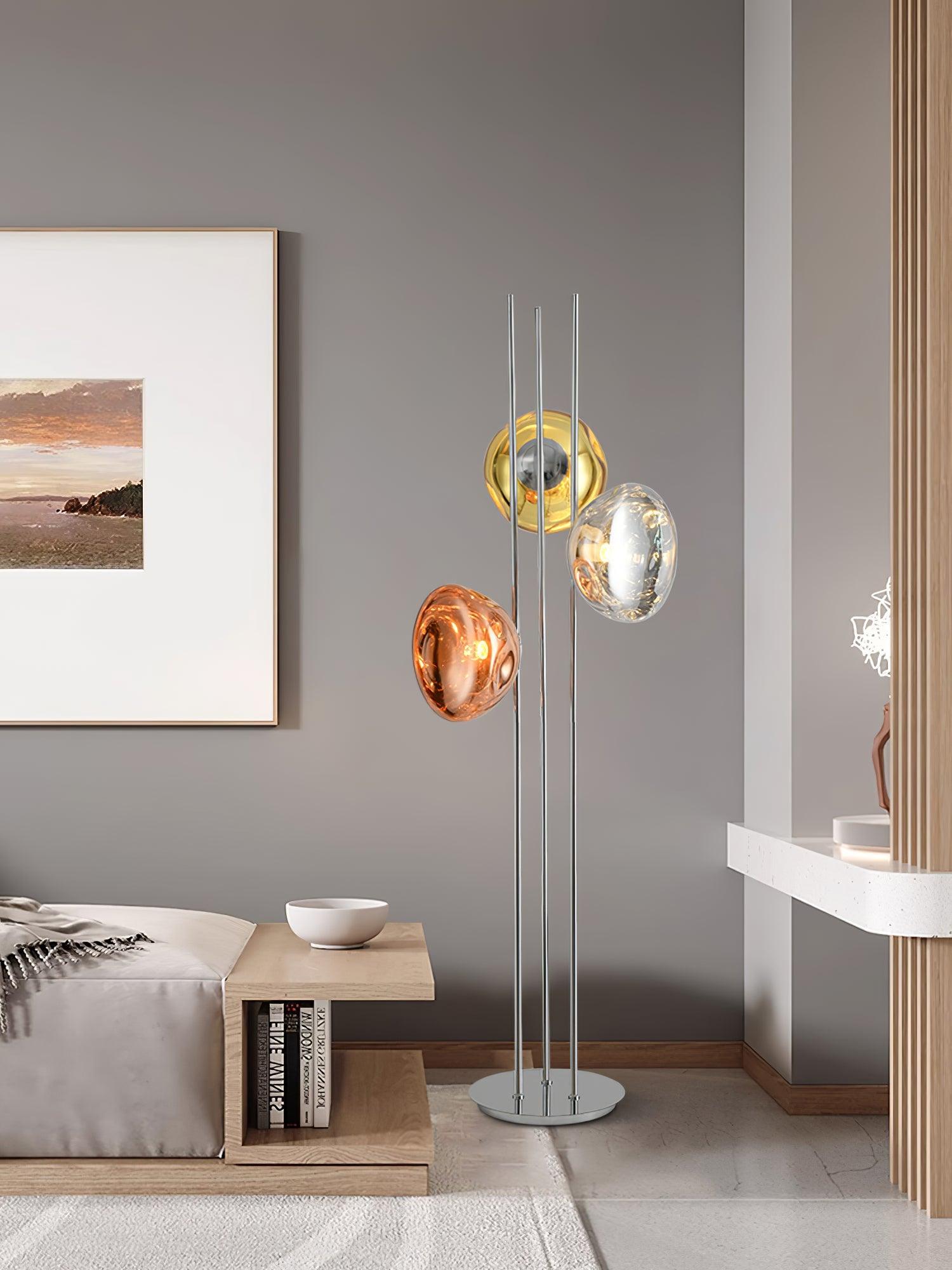 Gevara Contemporary Floor Lamp-Neutral Decor