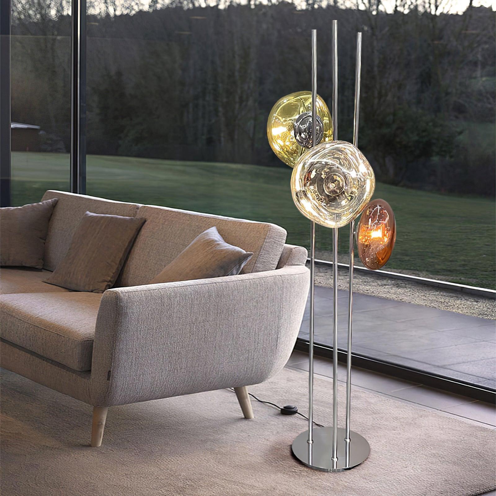 Gevara Contemporary Floor Lamp-Neutral Decor