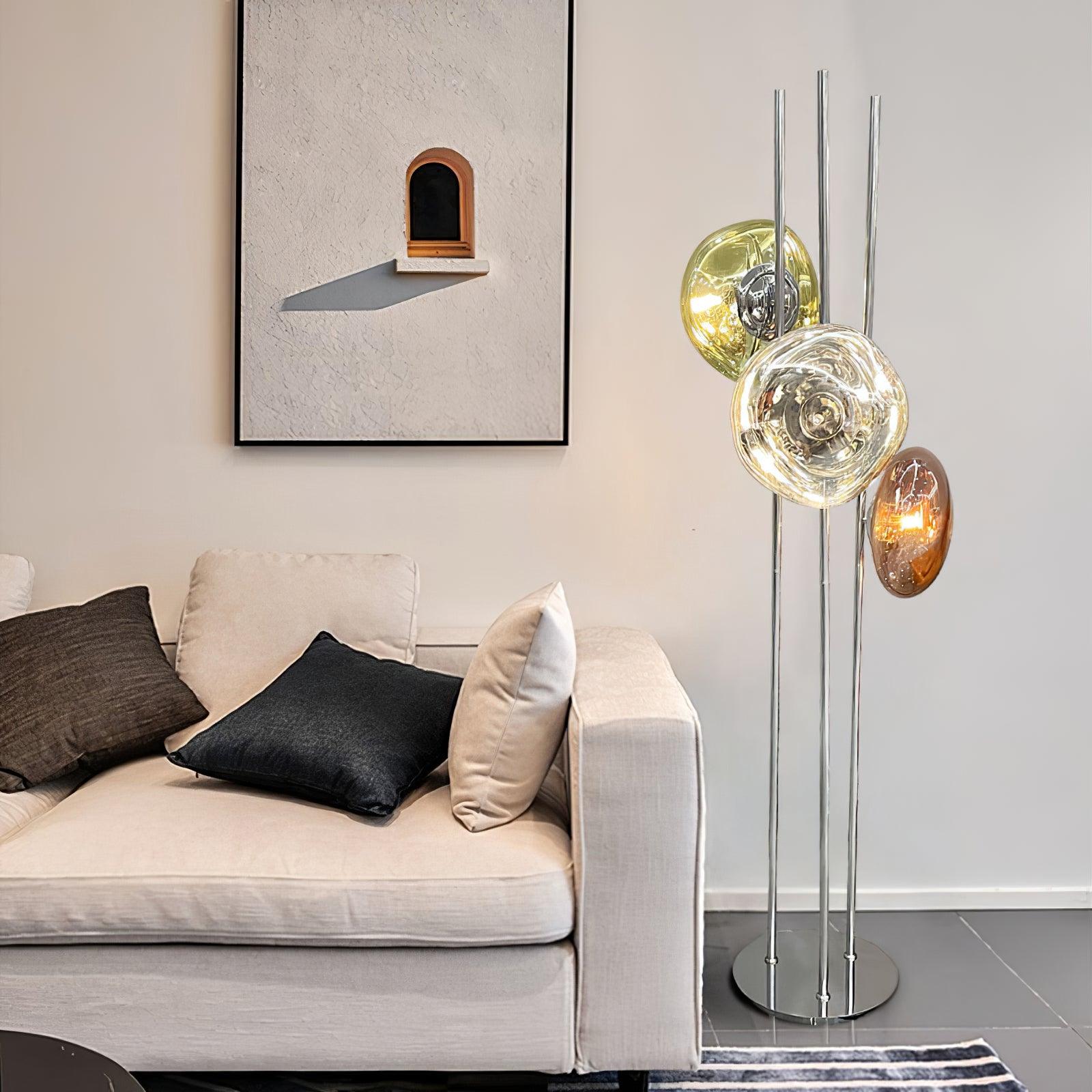 Gevara Contemporary Floor Lamp-Neutral Decor