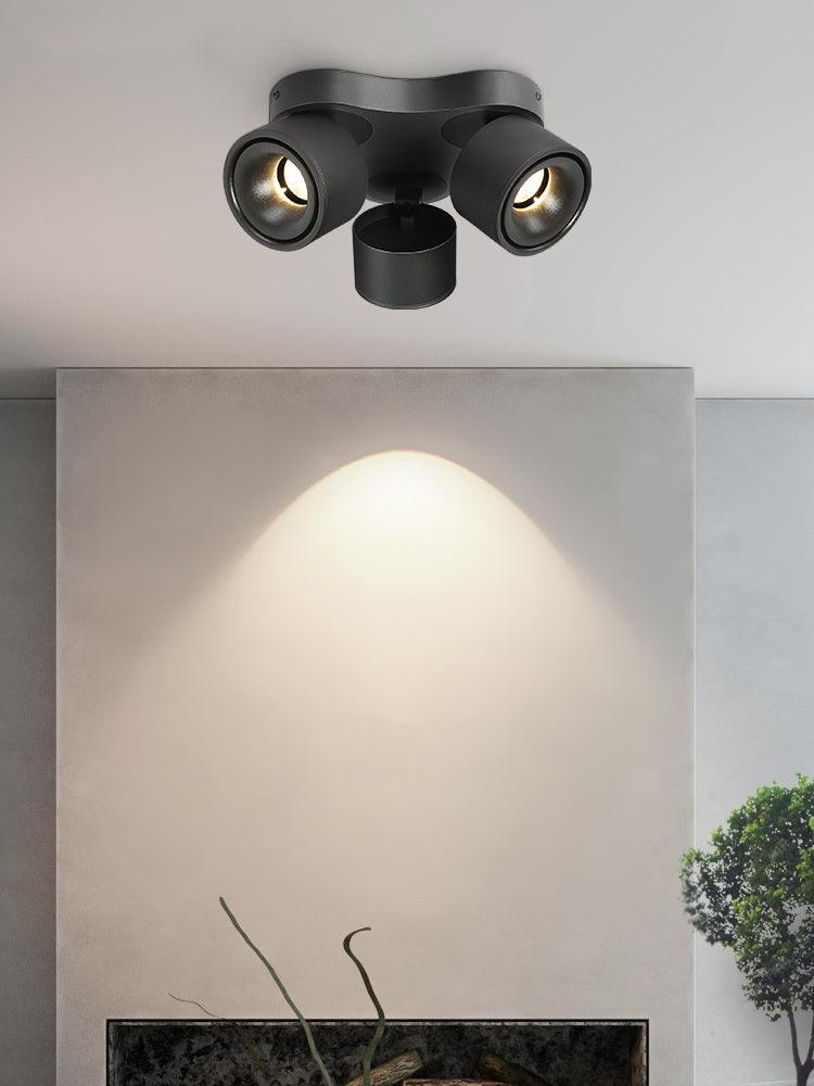 Phelan Rotating Folding Three Head Spotlight Ceiling lamp-Neutral Decor