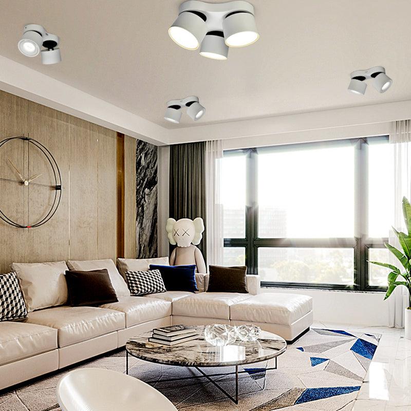 Phelan Rotating Folding Three Head Spotlight Ceiling lamp-Neutral Decor