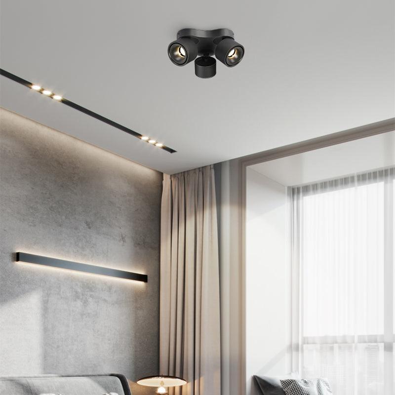 Phelan Rotating Folding Three Head Spotlight Ceiling lamp-Neutral Decor