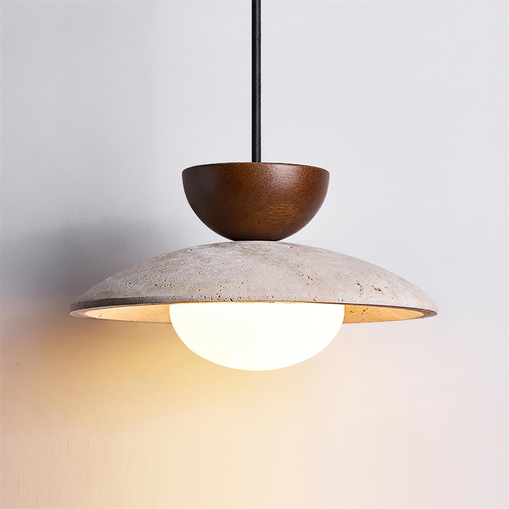 Cleo Travertine Pendant Lights