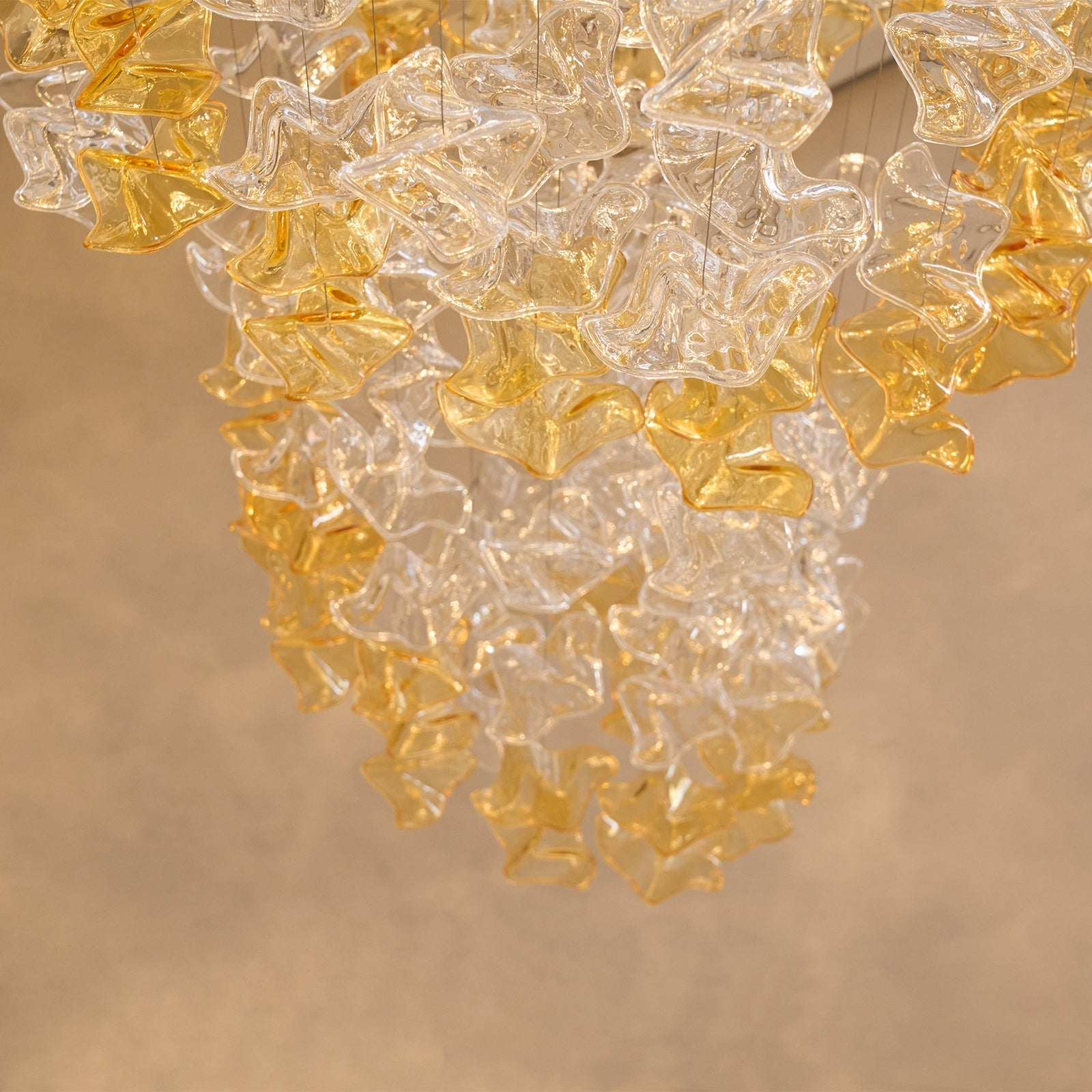 Teloz Luxury Tidal Art Glass Pendants Lamp-Neutral Decor