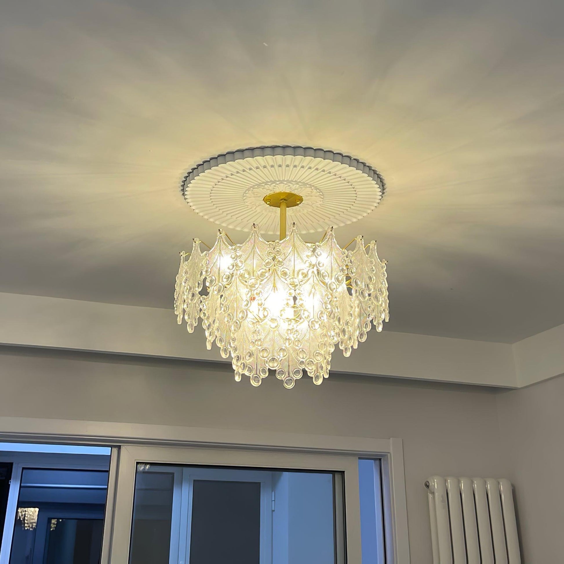 Lylorisra Crystal Chandelier-Neutral Decor
