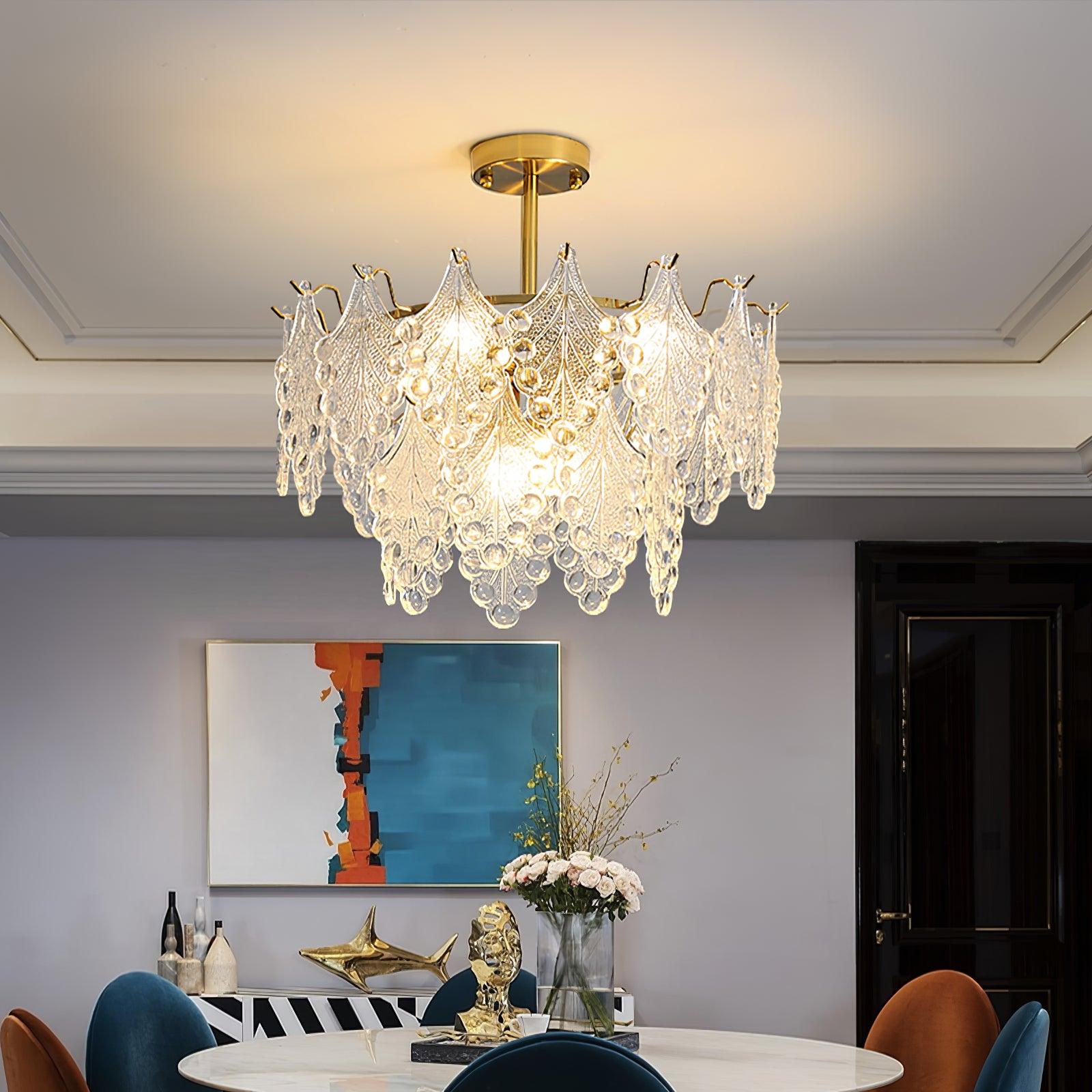 Lylorisra Crystal Chandelier-Neutral Decor