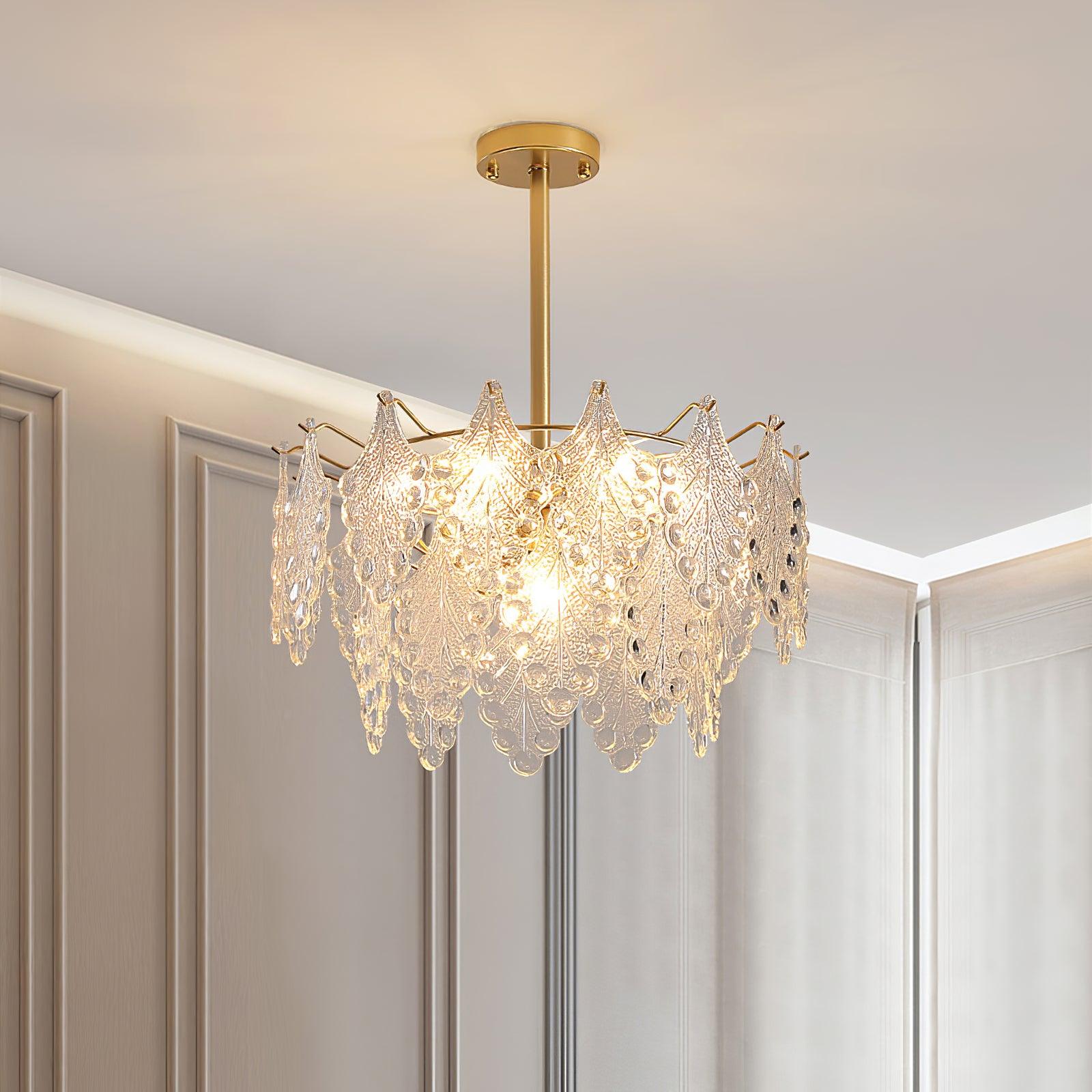 Lylorisra Crystal Chandelier-Neutral Decor