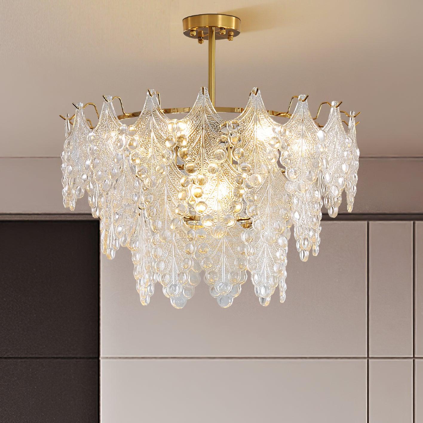 Lylorisra Crystal Chandelier-Neutral Decor
