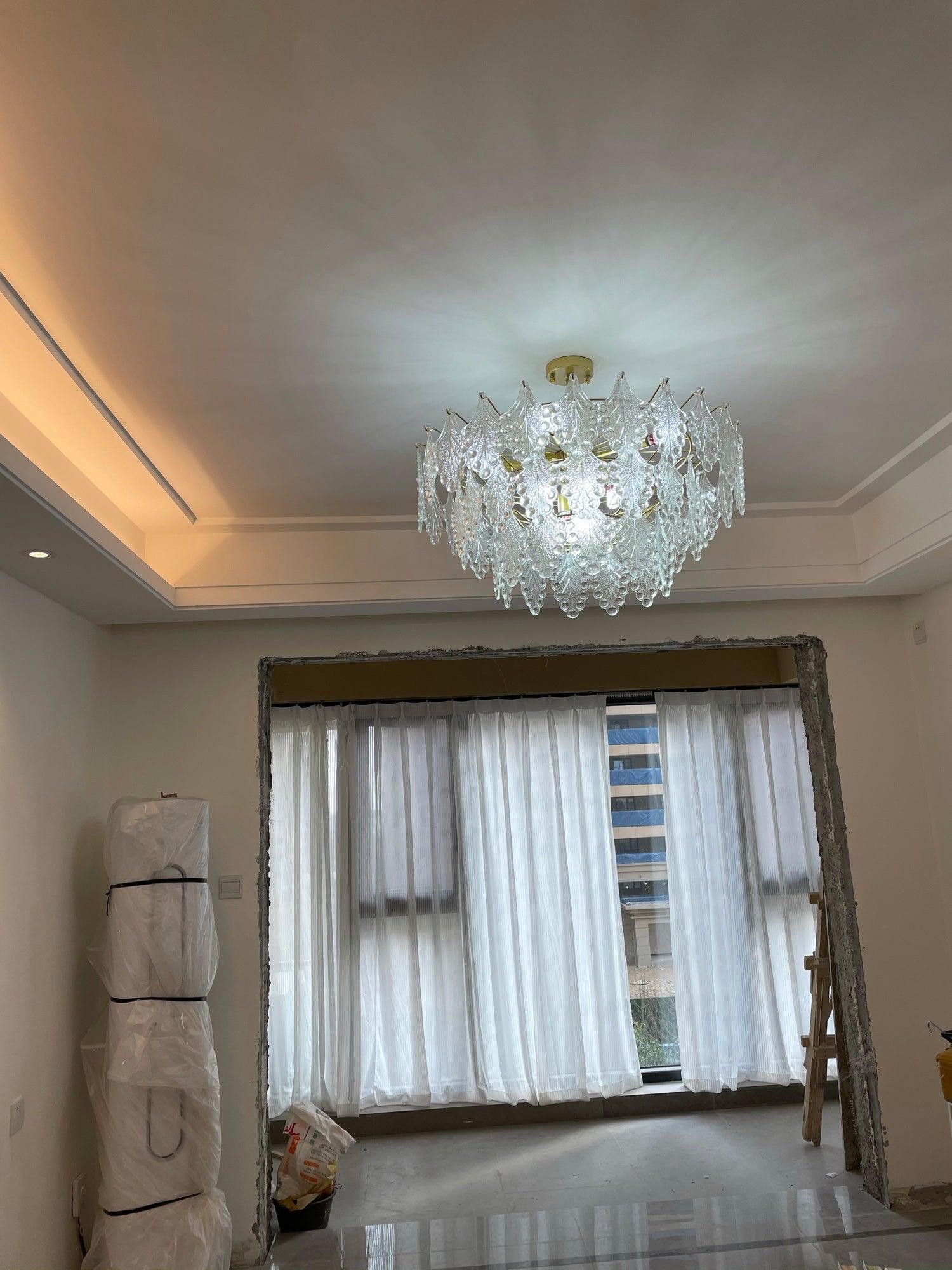 Lylorisra Crystal Chandelier-Neutral Decor