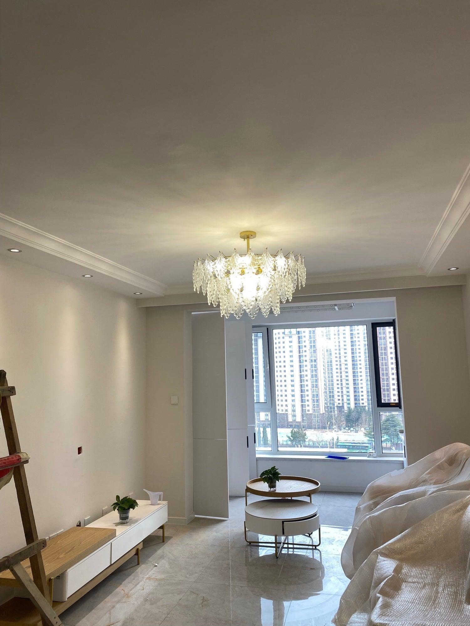 Lylorisra Crystal Chandelier-Neutral Decor