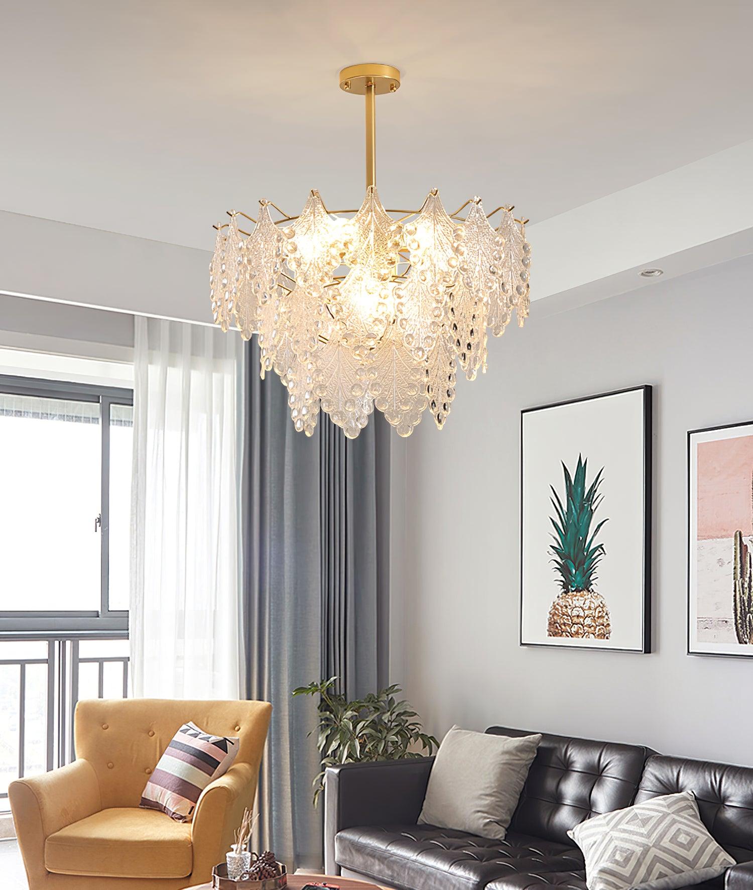 Lylorisra Crystal Chandelier-Neutral Decor