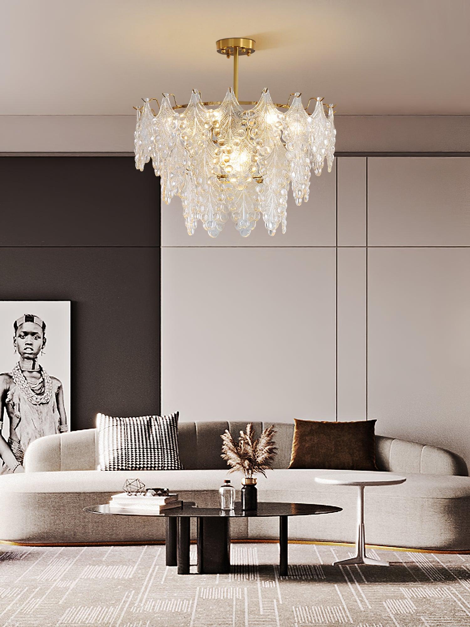 Lylorisra Crystal Chandelier-Neutral Decor