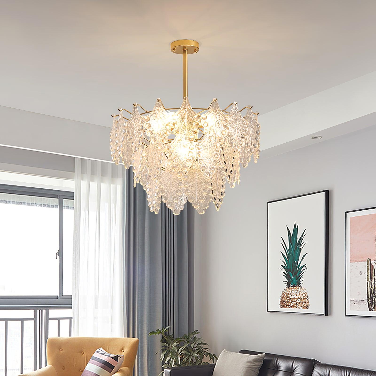 Lylorisra Crystal Chandelier-Neutral Decor